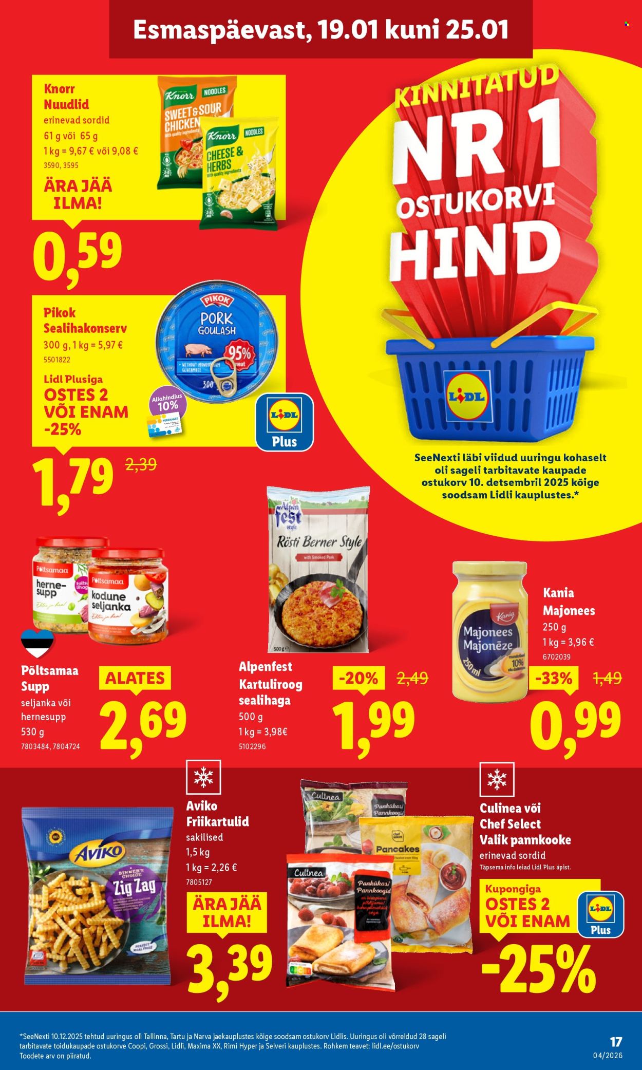 lidl - Lidl kliendileht - Kliendileht (19.01 - 25.01.2026) - page: 17