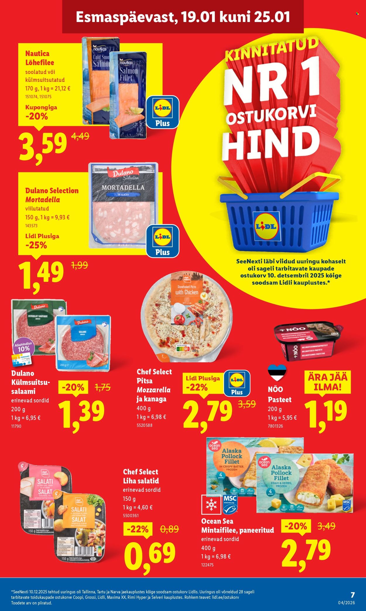 lidl - Lidl kliendileht - Kliendileht (19.01 - 25.01.2026) - page: 7