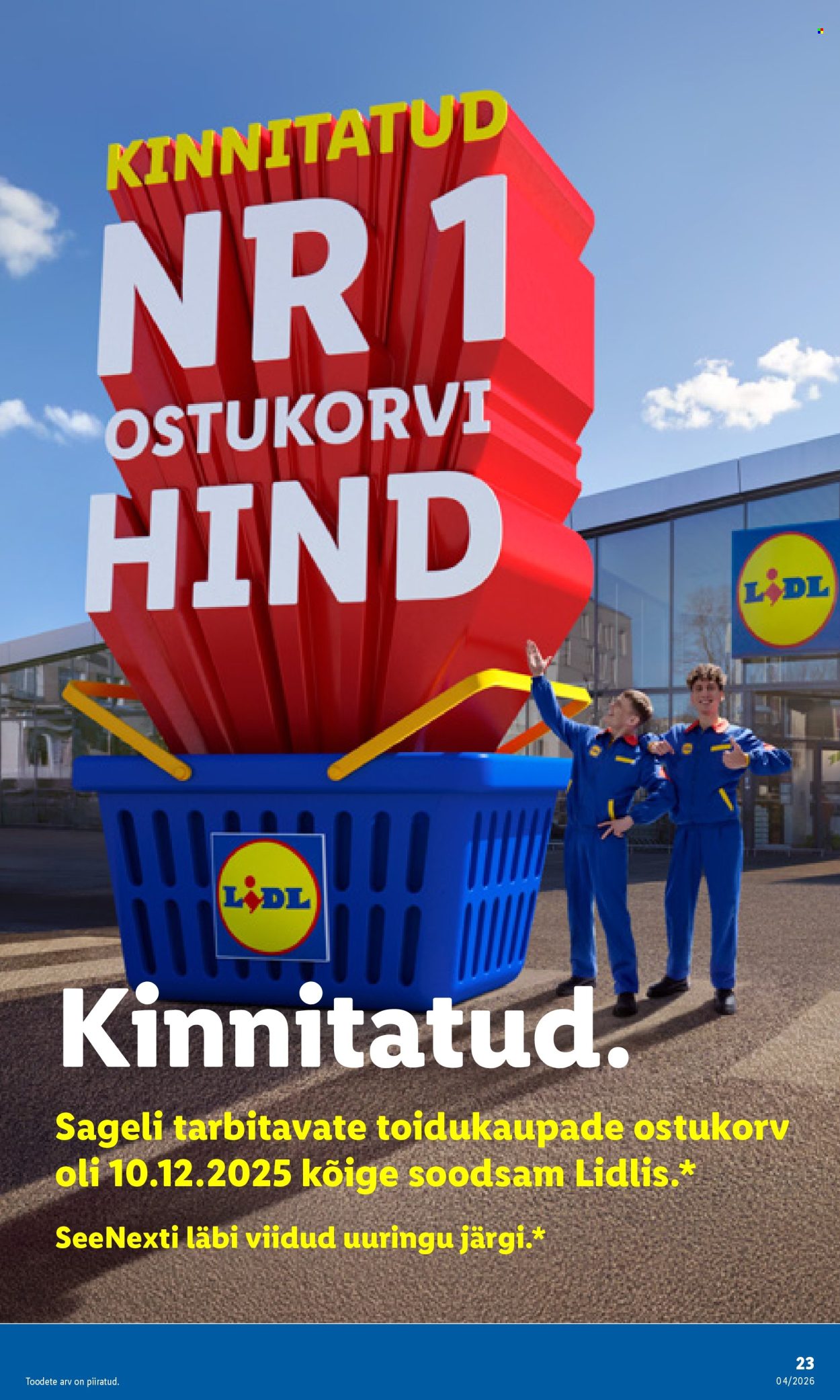 lidl - Lidl kliendileht - Kliendileht (19.01 - 25.01.2026) - page: 23