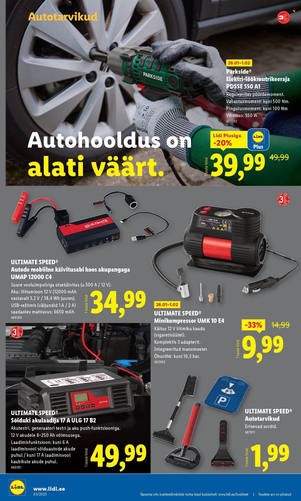 lidl - Lidl kliendileht - Tööstuskaupade pakkumised (26.01 - 1.02.2026) - page: 6