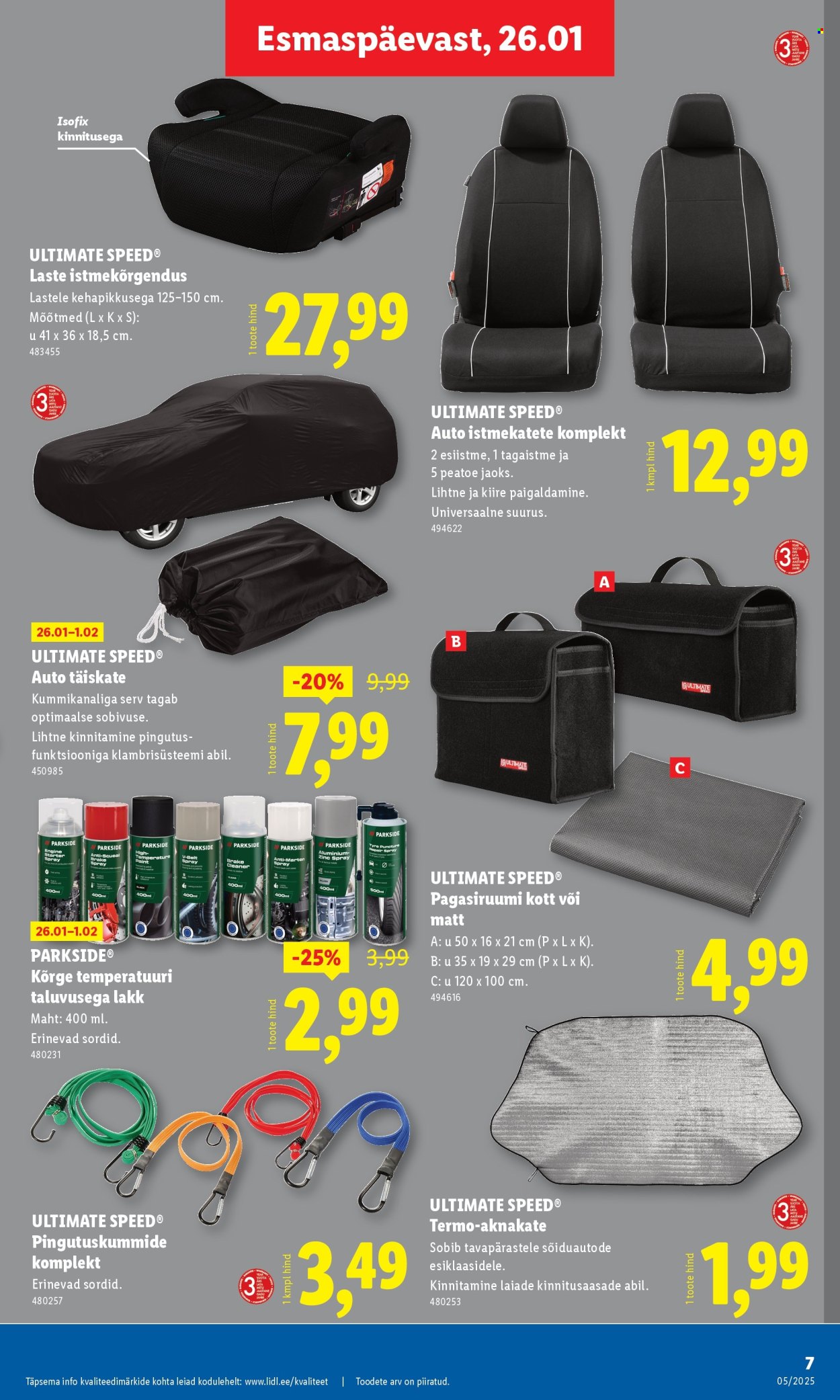 lidl - Lidl kliendileht - Tööstuskaupade pakkumised (26.01 - 1.02.2026) - page: 7