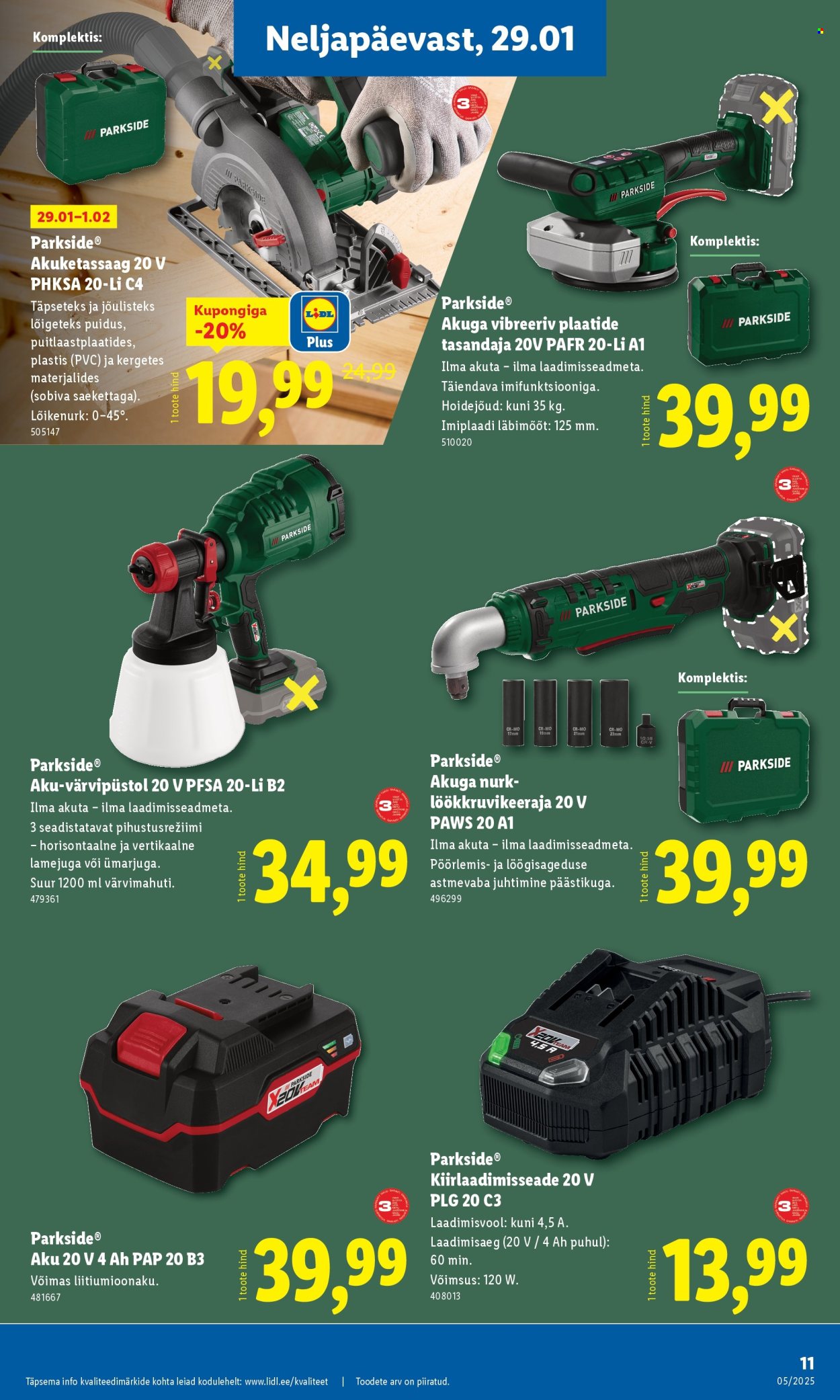 lidl - Lidl kliendileht - Tööstuskaupade pakkumised (26.01 - 1.02.2026) - page: 11