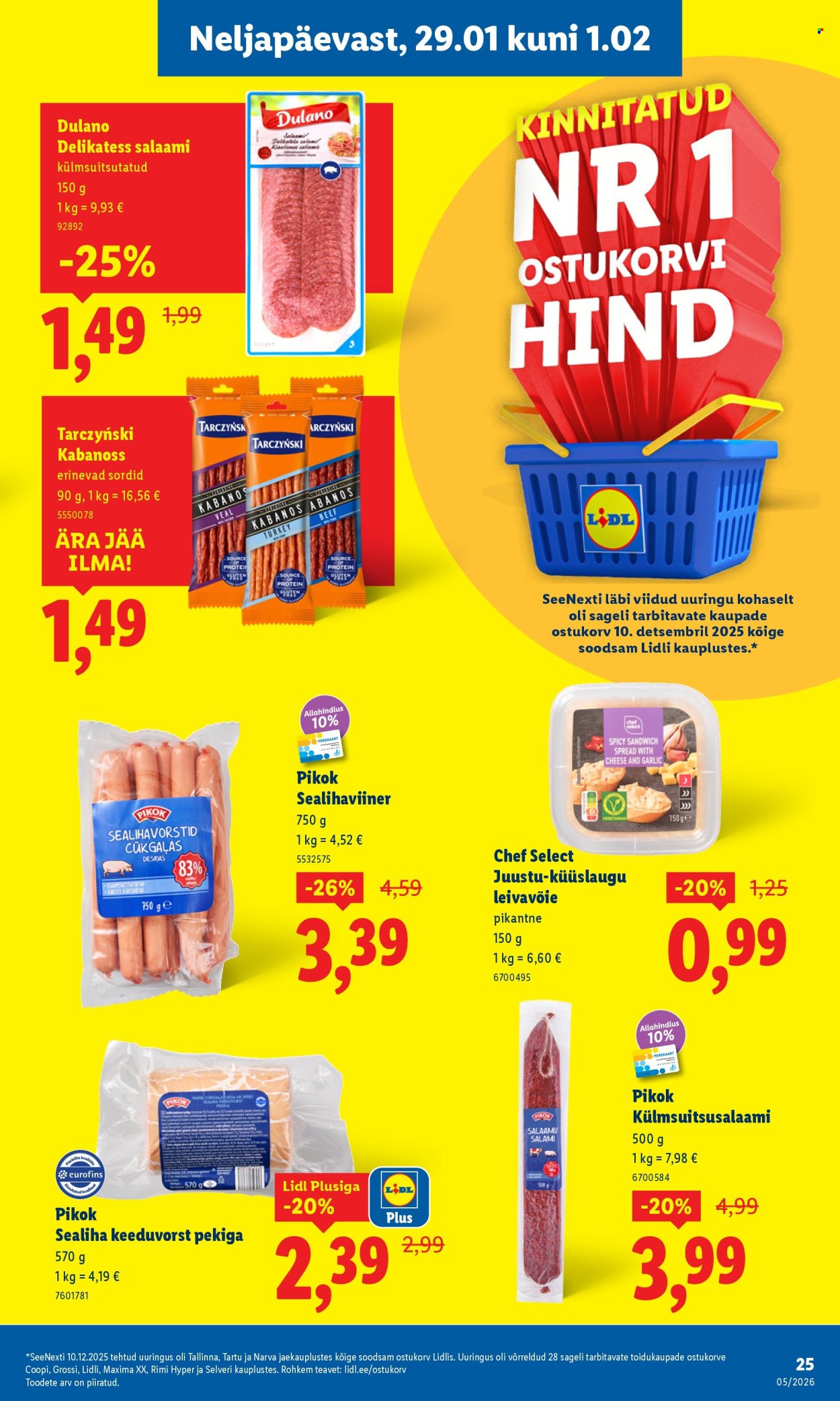 lidl - Lidl kliendileht - Kliendileht (26.01 - 1.02.2026) - page: 25