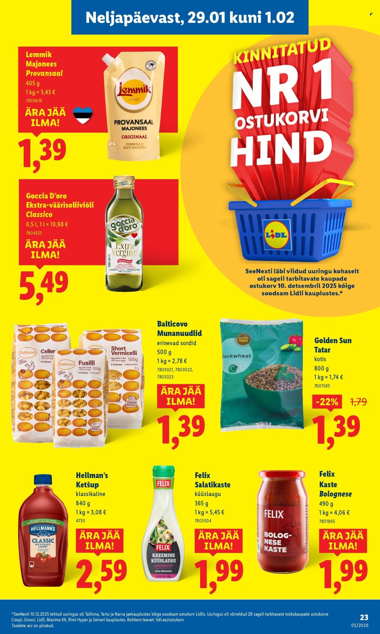 lidl - Lidl kliendileht - Kliendileht (26.01 - 1.02.2026) - page: 23