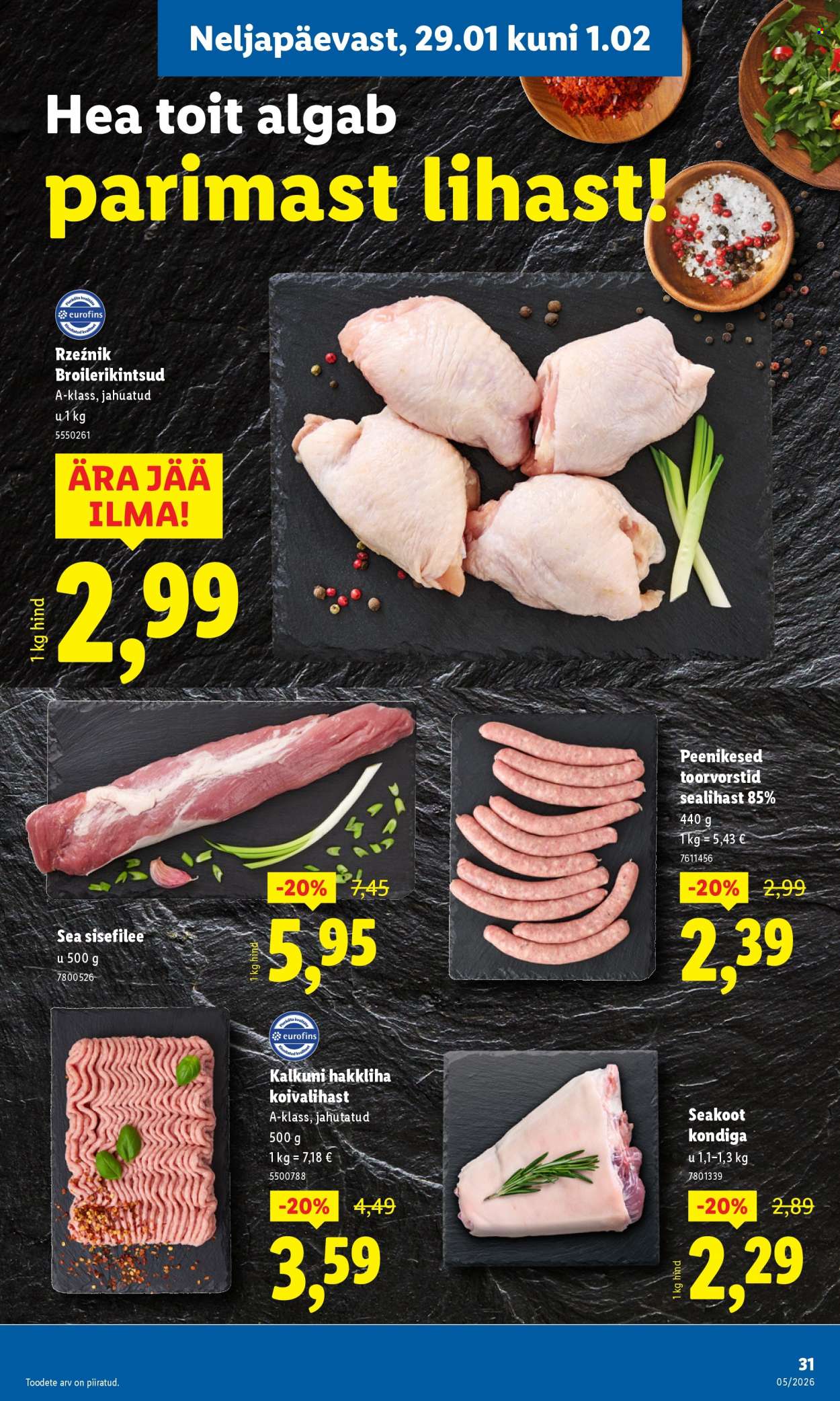lidl - Lidl kliendileht - Kliendileht (26.01 - 1.02.2026) - page: 31