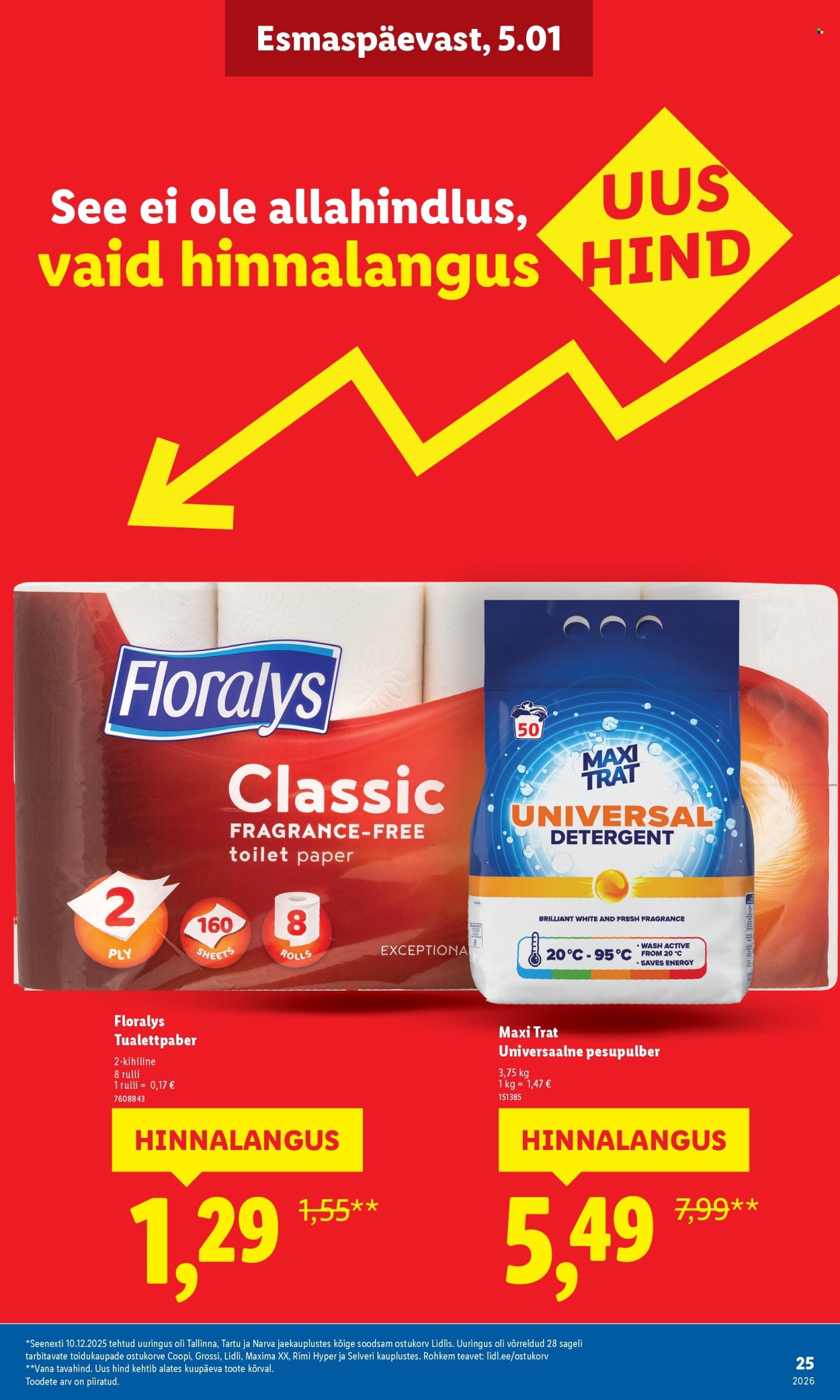 lidl - Lidl kliendileht - Suur hinnalangus (2.02 - 8.02.2026) - page: 25