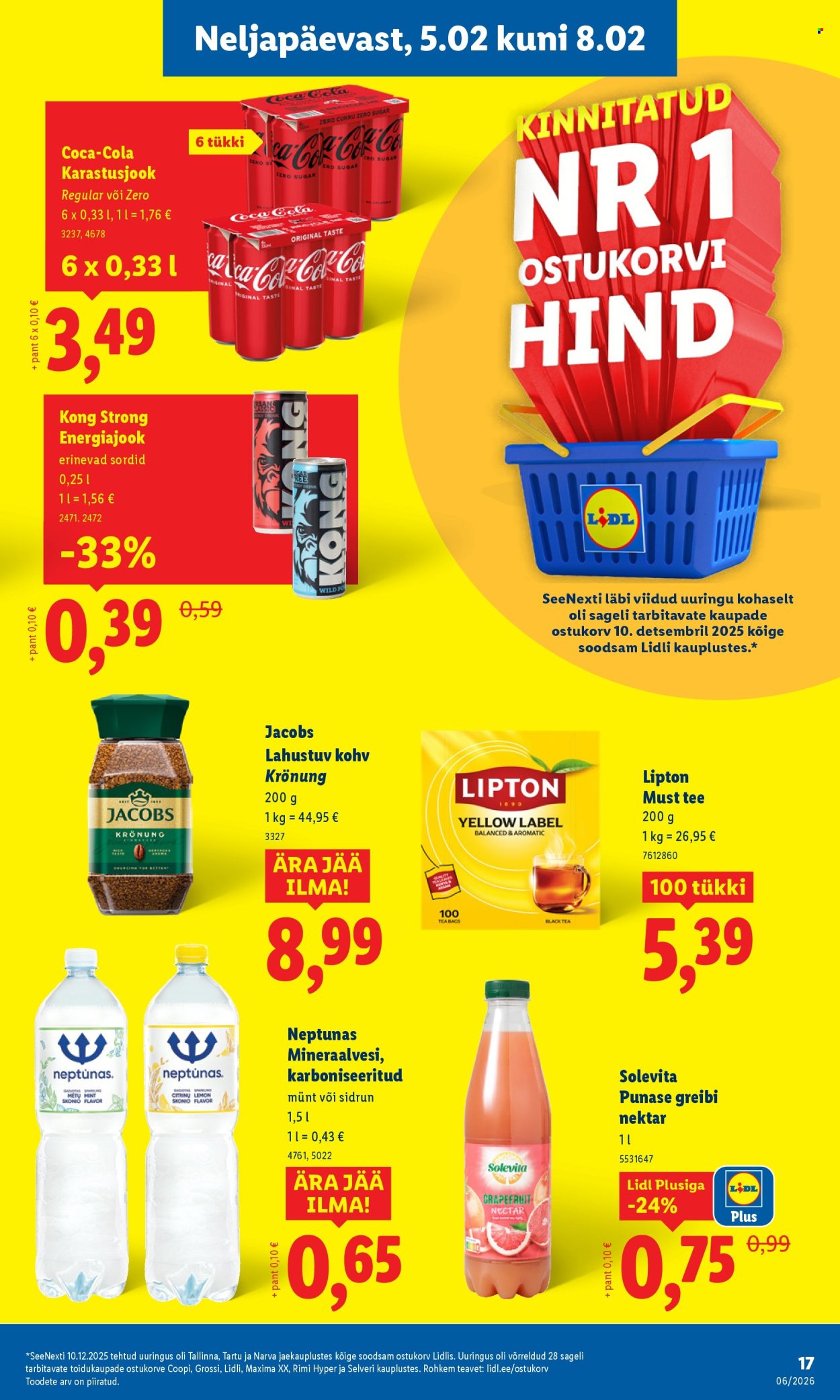 lidl - Lidl kliendileht - Kliendileht (2.02 - 8.02.2026) - page: 17