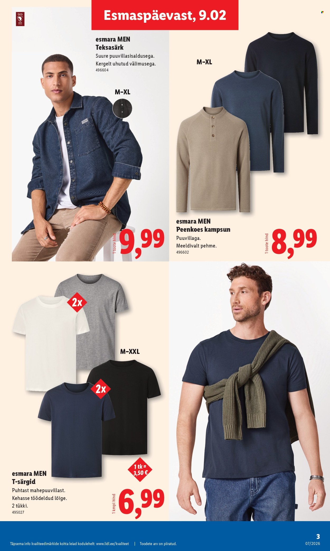 lidl - Lidl kliendileht - Tööstuskaupade pakkumised (9.02 - 15.02.2026) - page: 3