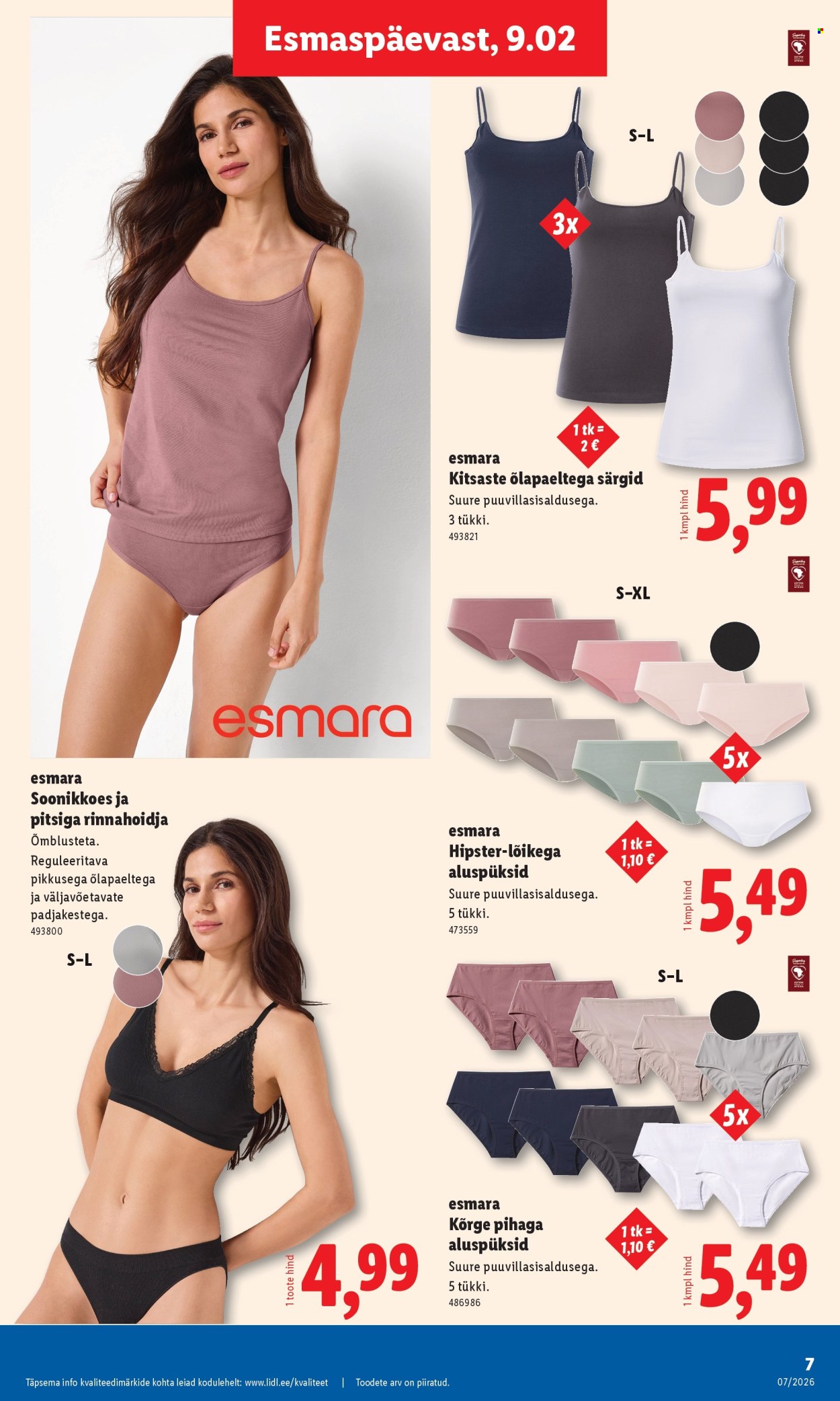 lidl - Lidl kliendileht - Tööstuskaupade pakkumised (9.02 - 15.02.2026) - page: 7