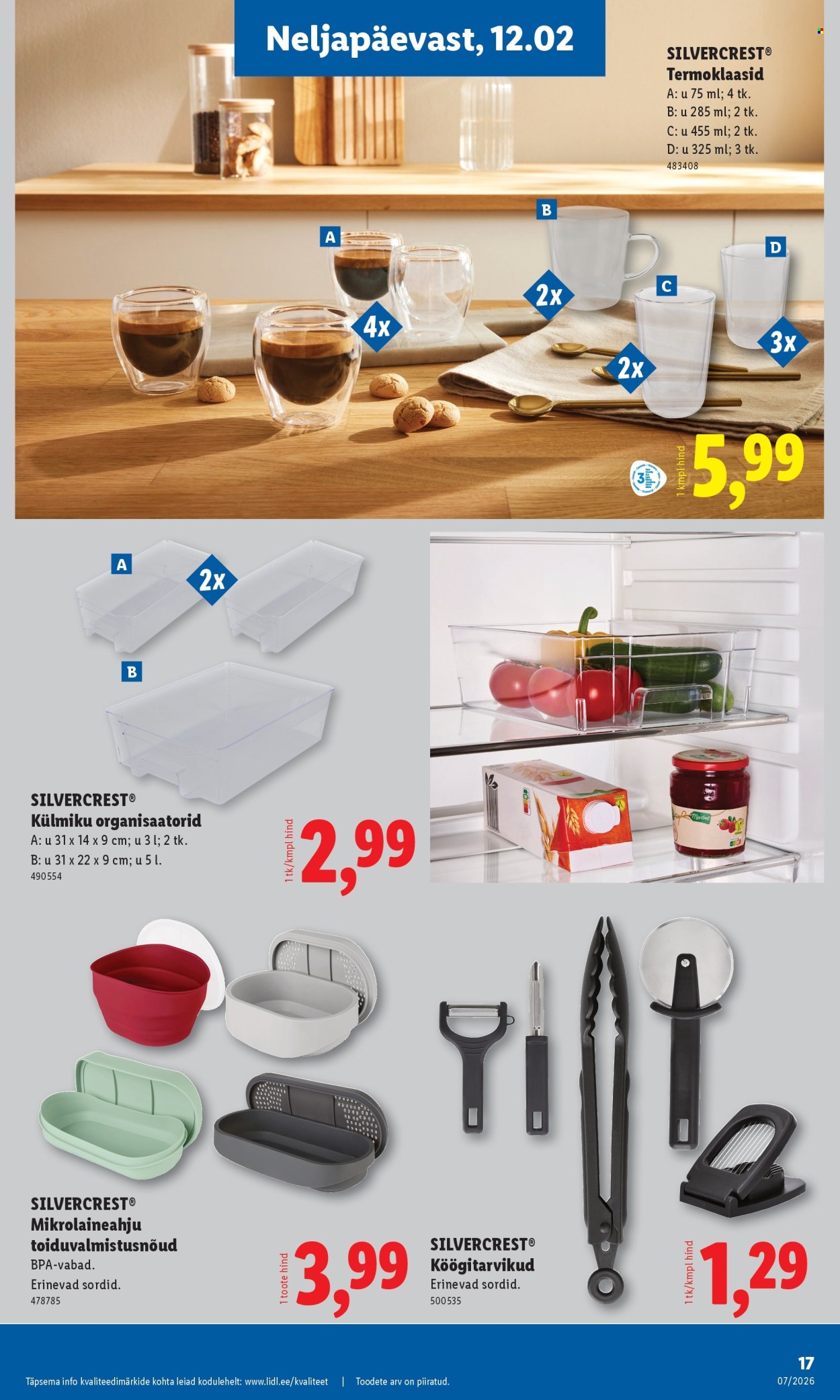 lidl - Lidl kliendileht - Tööstuskaupade pakkumised (9.02 - 15.02.2026) - page: 17