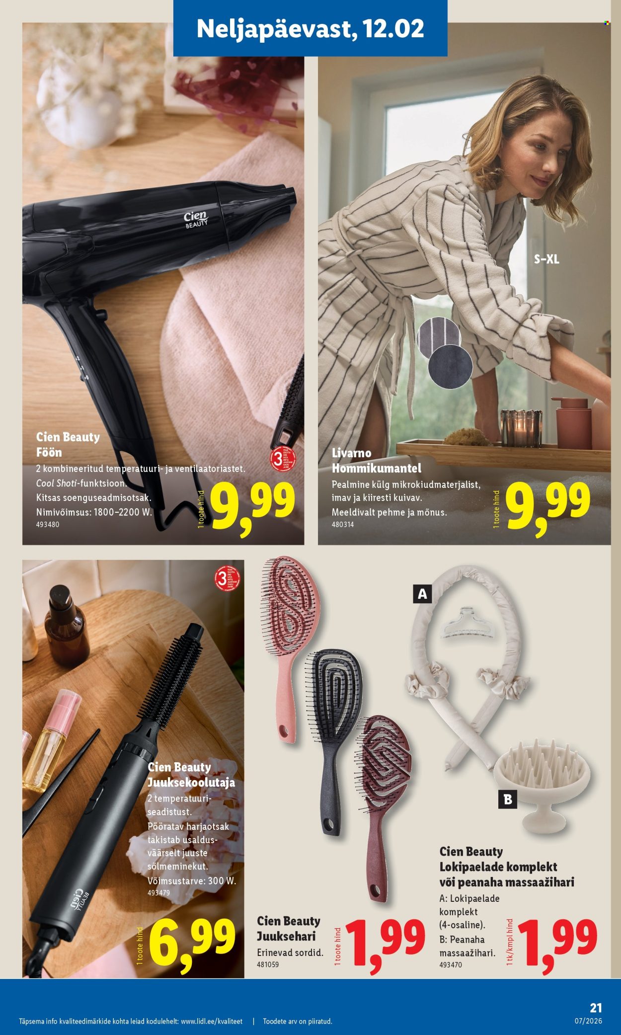 lidl - Lidl kliendileht - Tööstuskaupade pakkumised (9.02 - 15.02.2026) - page: 21