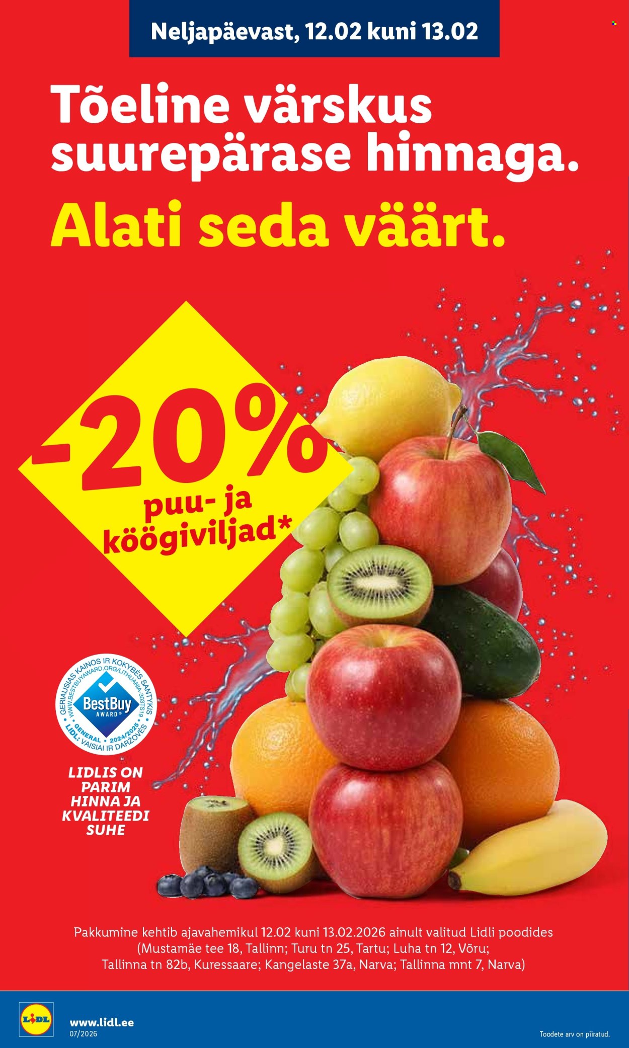 lidl - Lidl kliendileht - Allahindluste tormijooks (9.02 - 15.02.2026) - page: 2