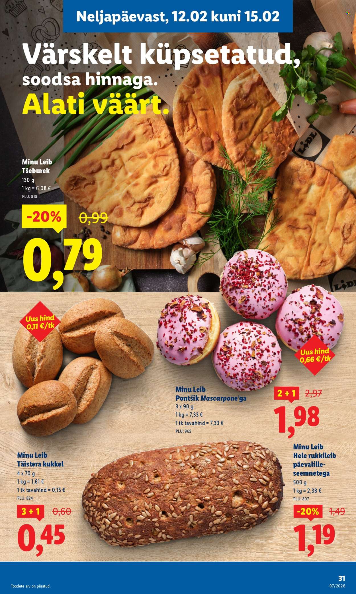 lidl - Lidl kliendileht - Kliendileht (9.02 - 15.02.2026) - page: 31