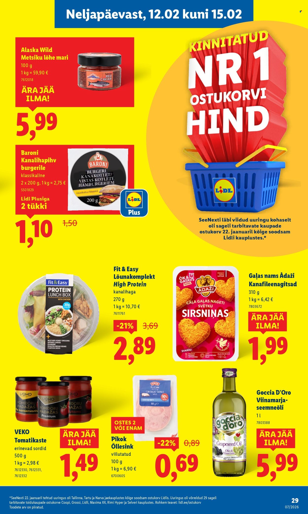 lidl - Lidl kliendileht - Kliendileht (9.02 - 15.02.2026) - page: 29