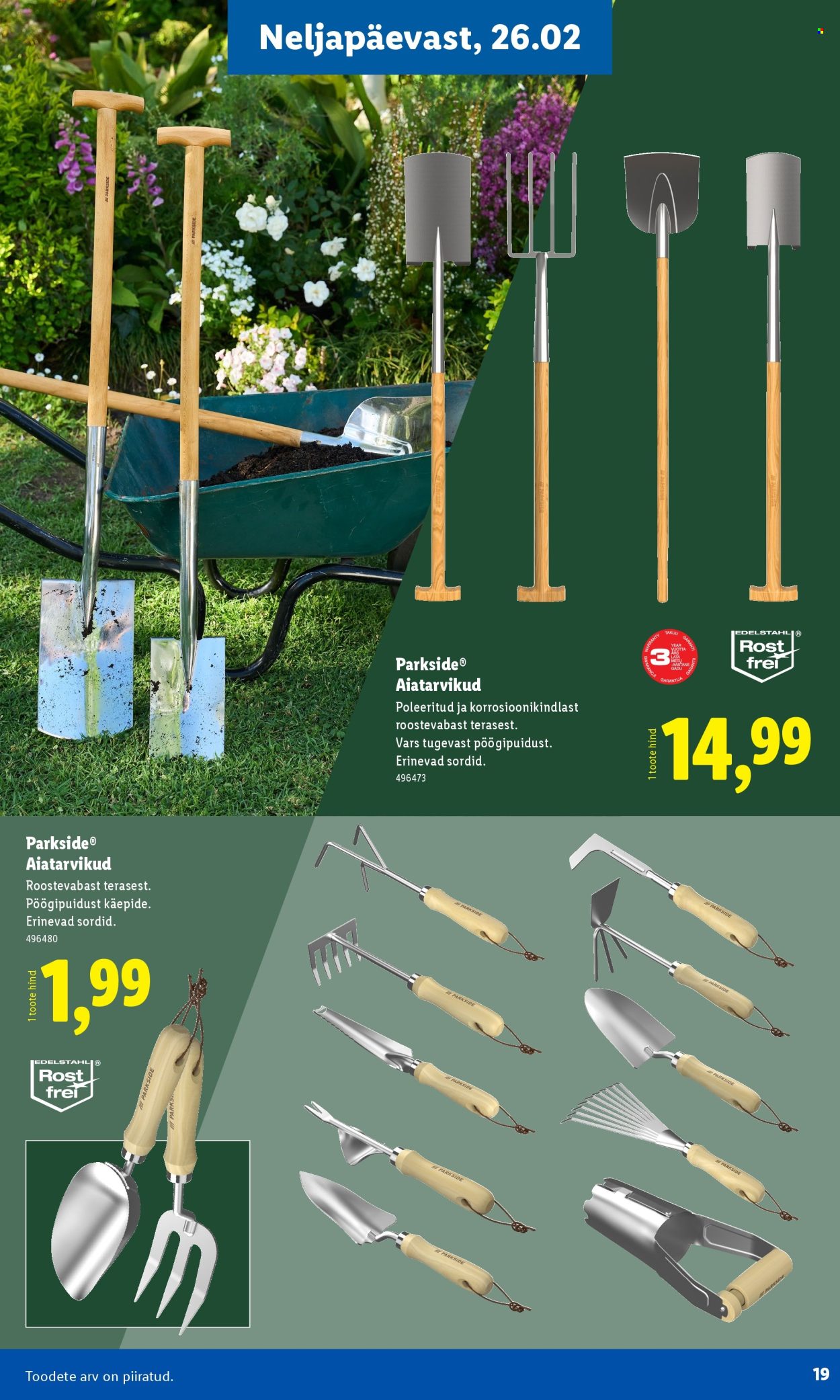 lidl - Lidl kliendileht - Aiakataloog (16.02 - 26.02.2026) - page: 19