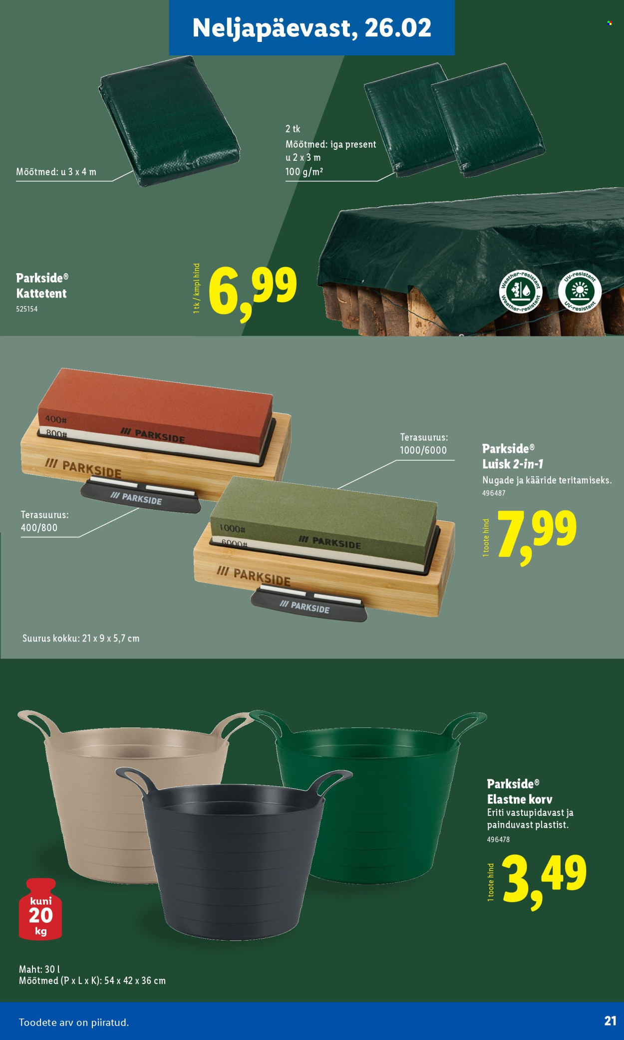 lidl - Lidl kliendileht - Aiakataloog (16.02 - 26.02.2026) - page: 21