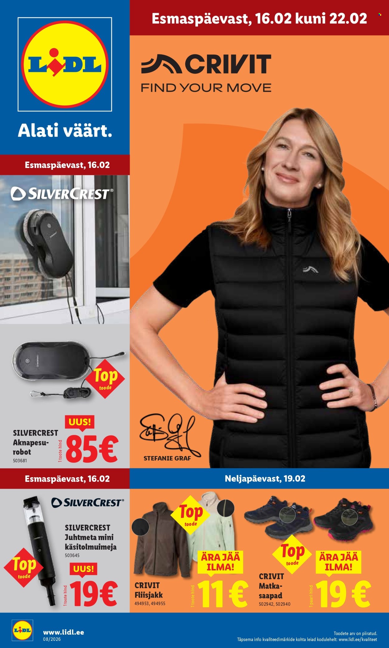 lidl - Lidl kliendileht - Tööstuskaupade pakkumised (16.02 - 22.02.2026)