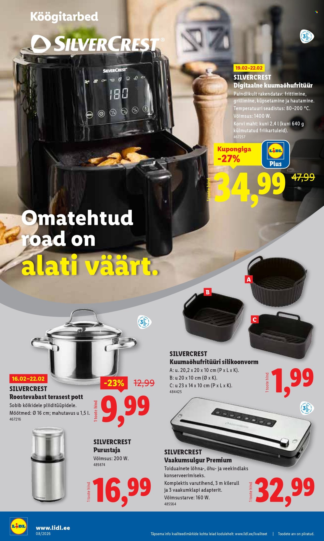 lidl - Lidl kliendileht - Tööstuskaupade pakkumised (16.02 - 22.02.2026) - page: 16