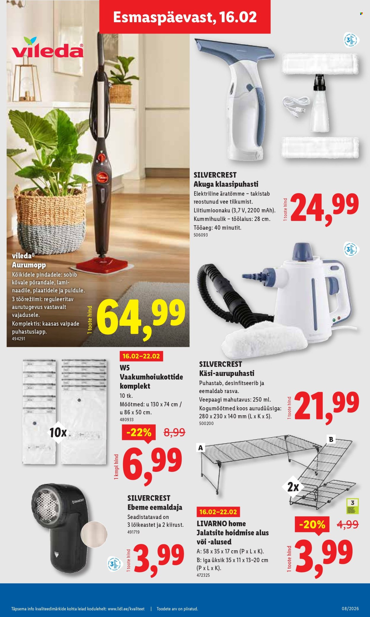lidl - Lidl kliendileht - Tööstuskaupade pakkumised (16.02 - 22.02.2026) - page: 3
