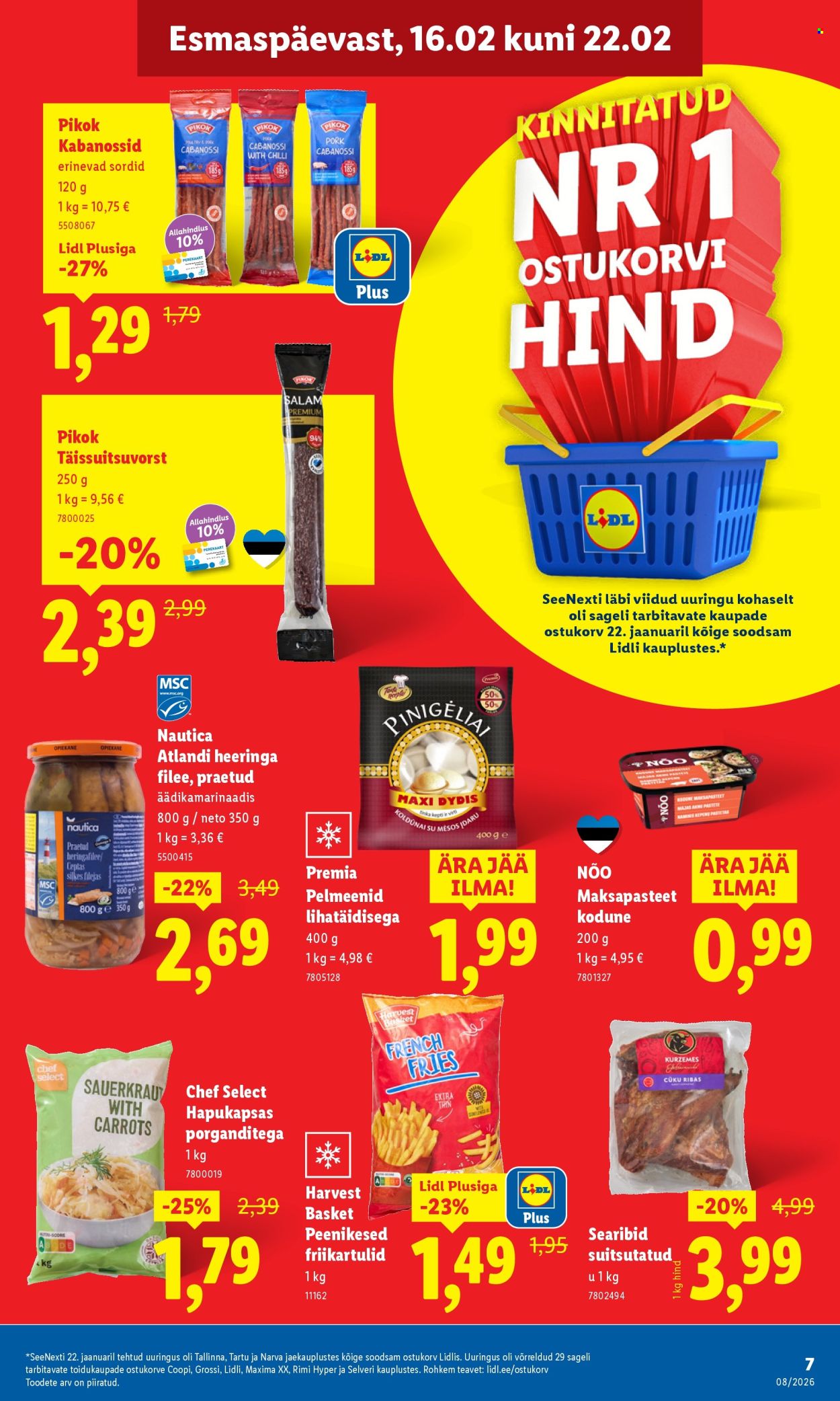 lidl - Lidl kliendileht - Kliendileht (16.02 - 22.02.2026) - page: 7