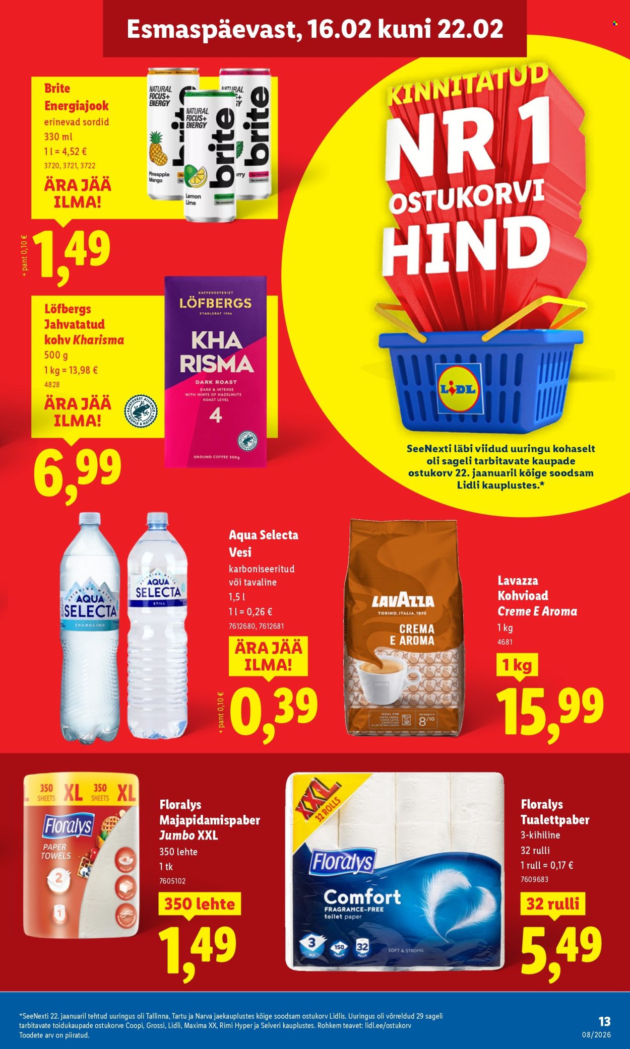 lidl - Lidl kliendileht - Kliendileht (16.02 - 22.02.2026) - page: 13