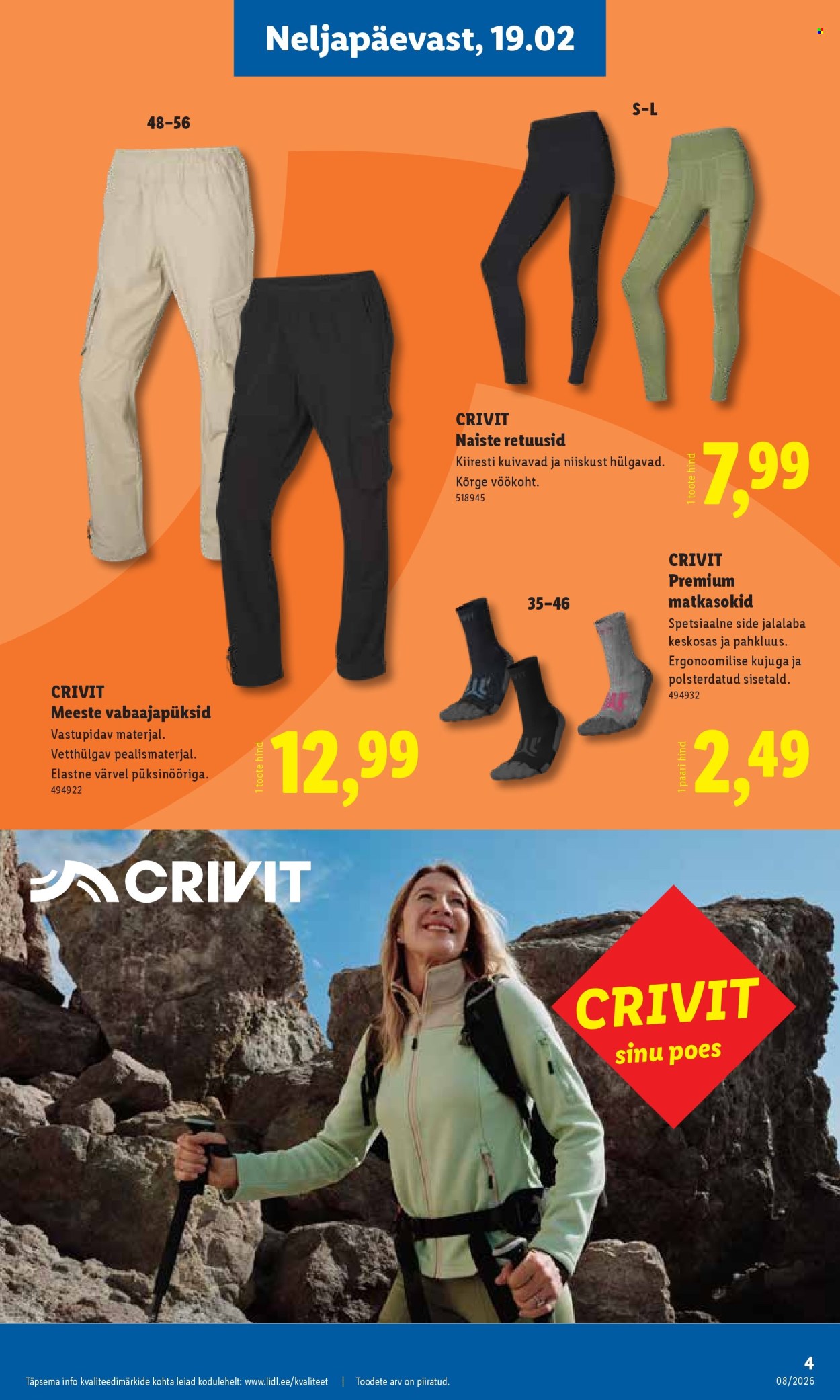 lidl - Lidl kliendileht - CRIVIT - page: 4