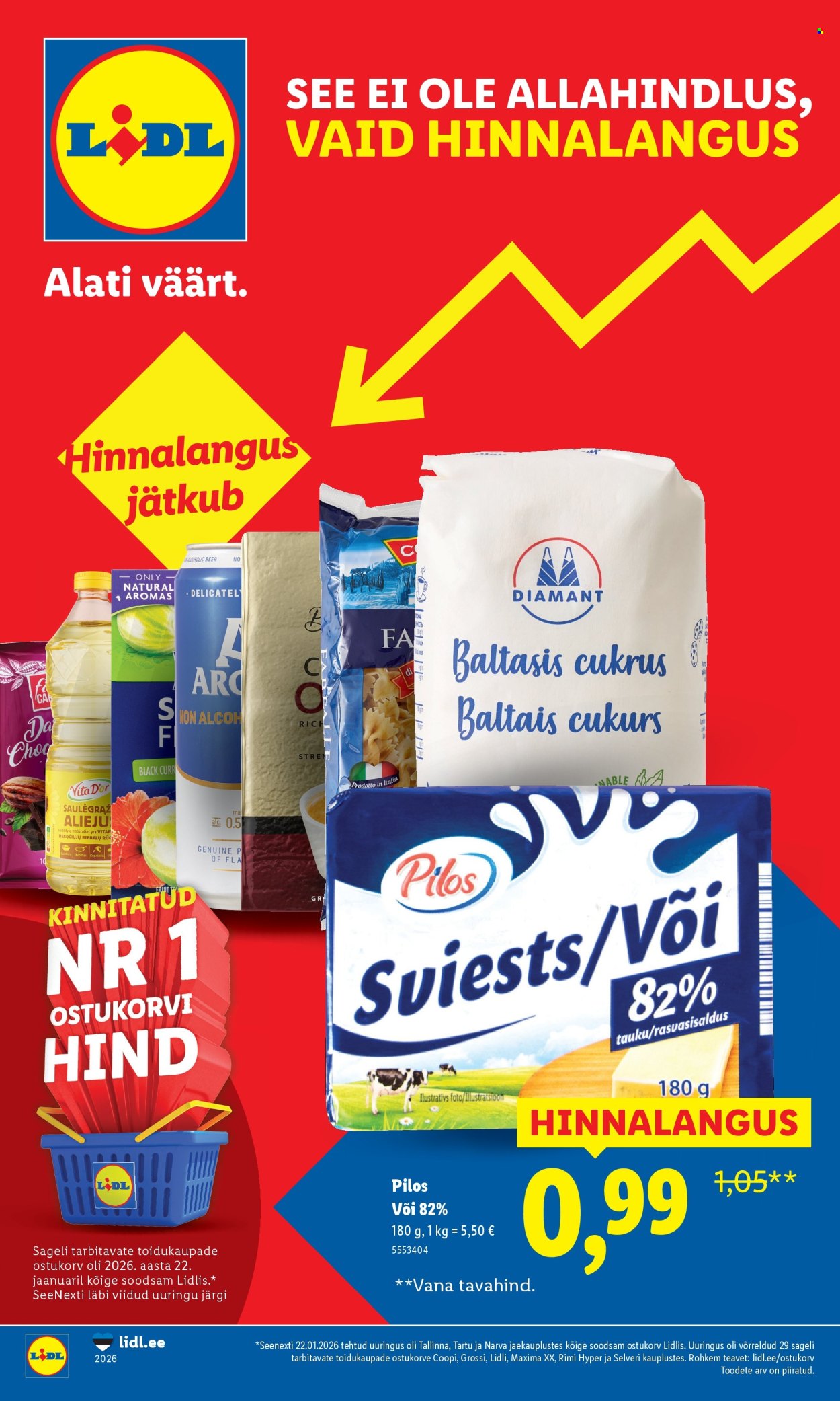 lidl - Lidl kliendileht - Suur hinnalangus