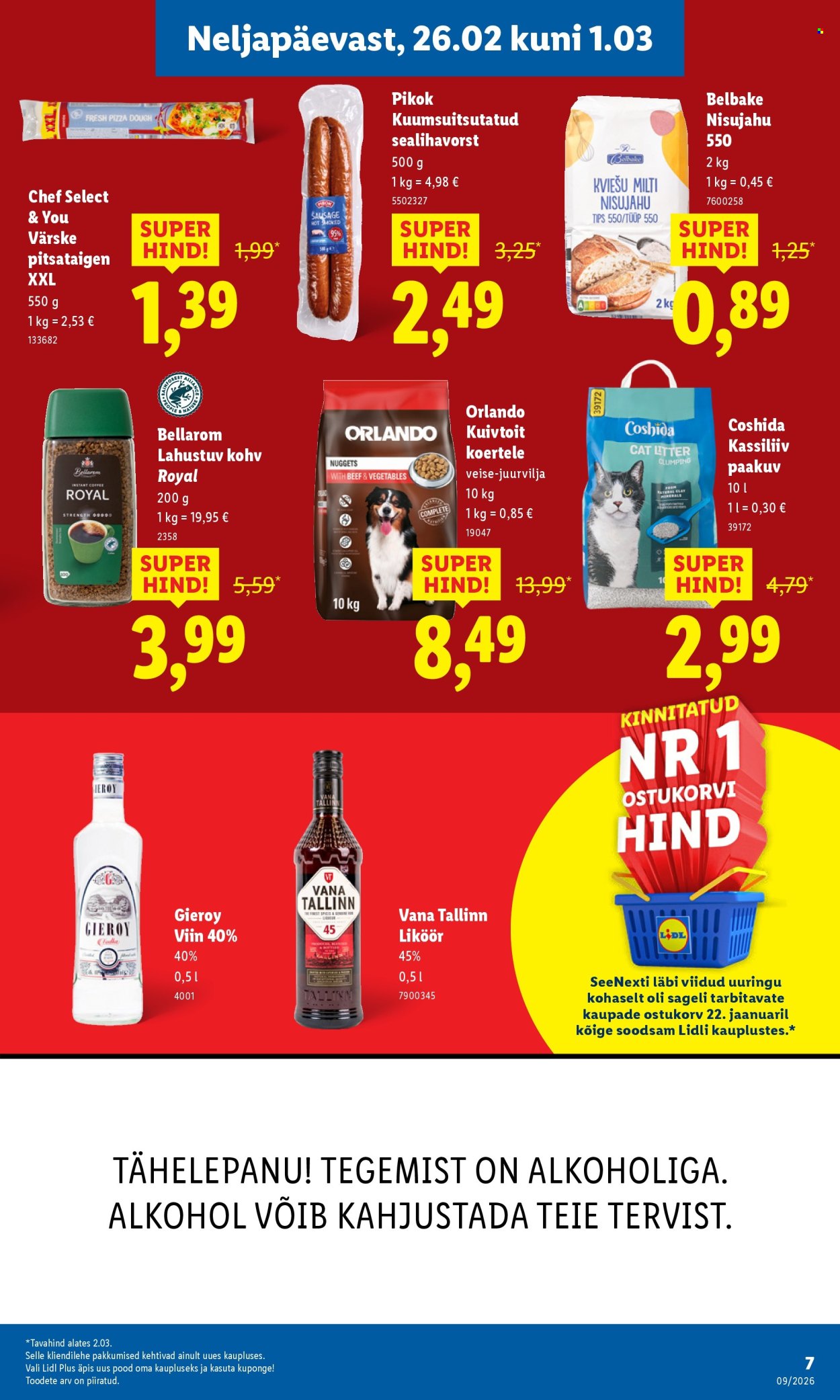lidl - Lidl kliendileht - Lidl Järve (26.02 - 1.03.2026) - page: 7