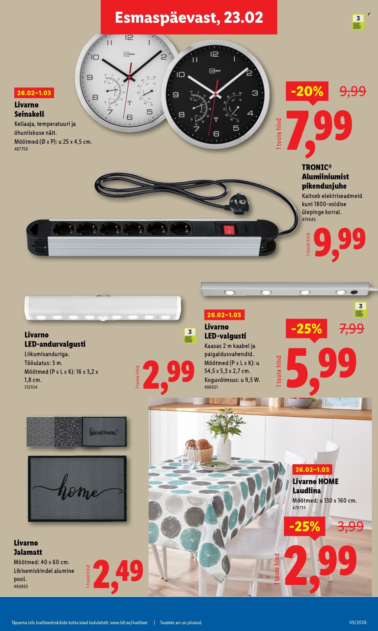 lidl - Lidl kliendileht - Tööstuskaupade pakkumised (23.02 - 1.03.2026) - page: 9