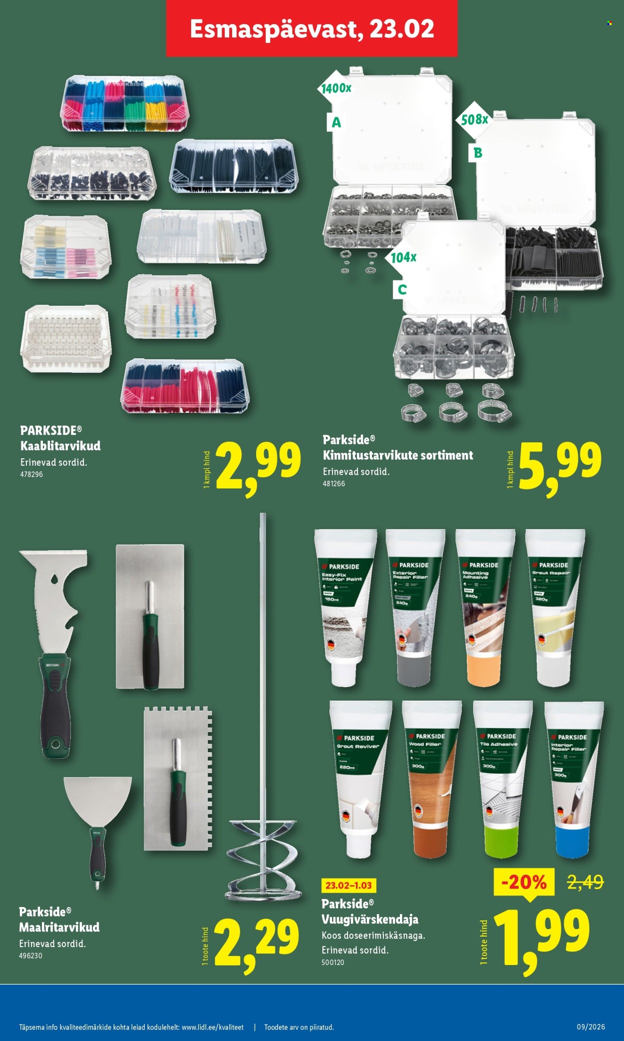 lidl - Lidl kliendileht - Tööstuskaupade pakkumised (23.02 - 1.03.2026) - page: 7