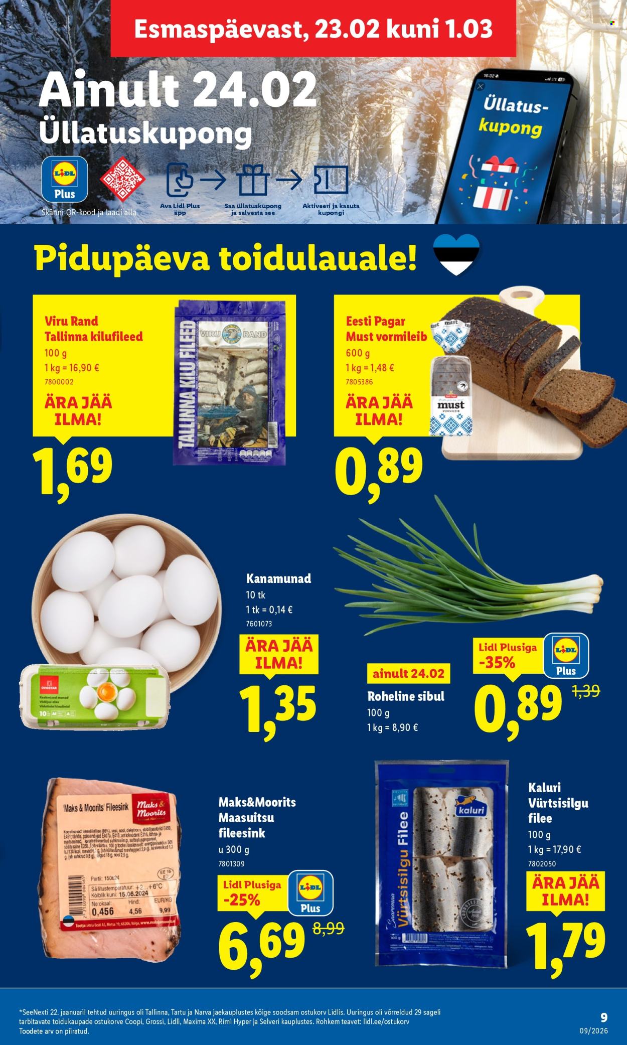 lidl - Lidl kliendileht - Kliendileht (23.02 - 1.03.2026) - page: 9
