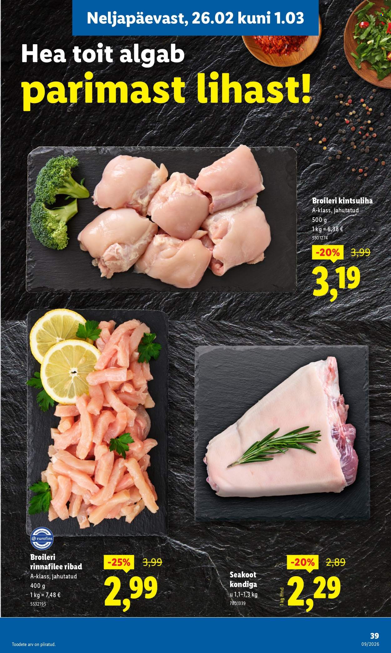 lidl - Lidl kliendileht - Kliendileht (23.02 - 1.03.2026) - page: 39