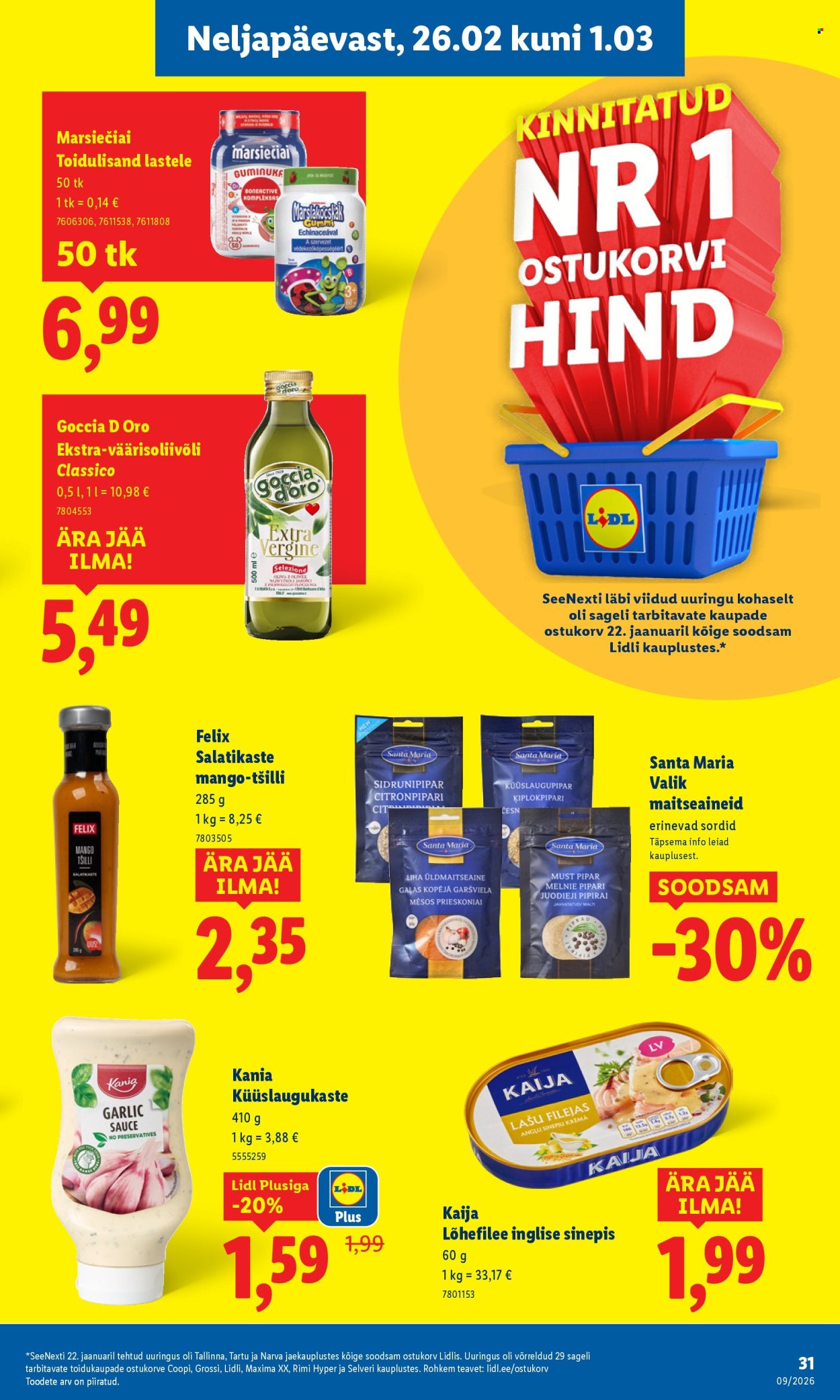 lidl - Lidl kliendileht - Kliendileht (23.02 - 1.03.2026) - page: 31