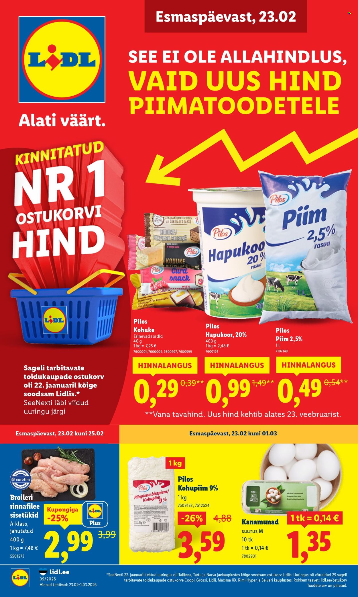 lidl - Lidl kliendileht - Kliendileht (23.02 - 1.03.2026)
