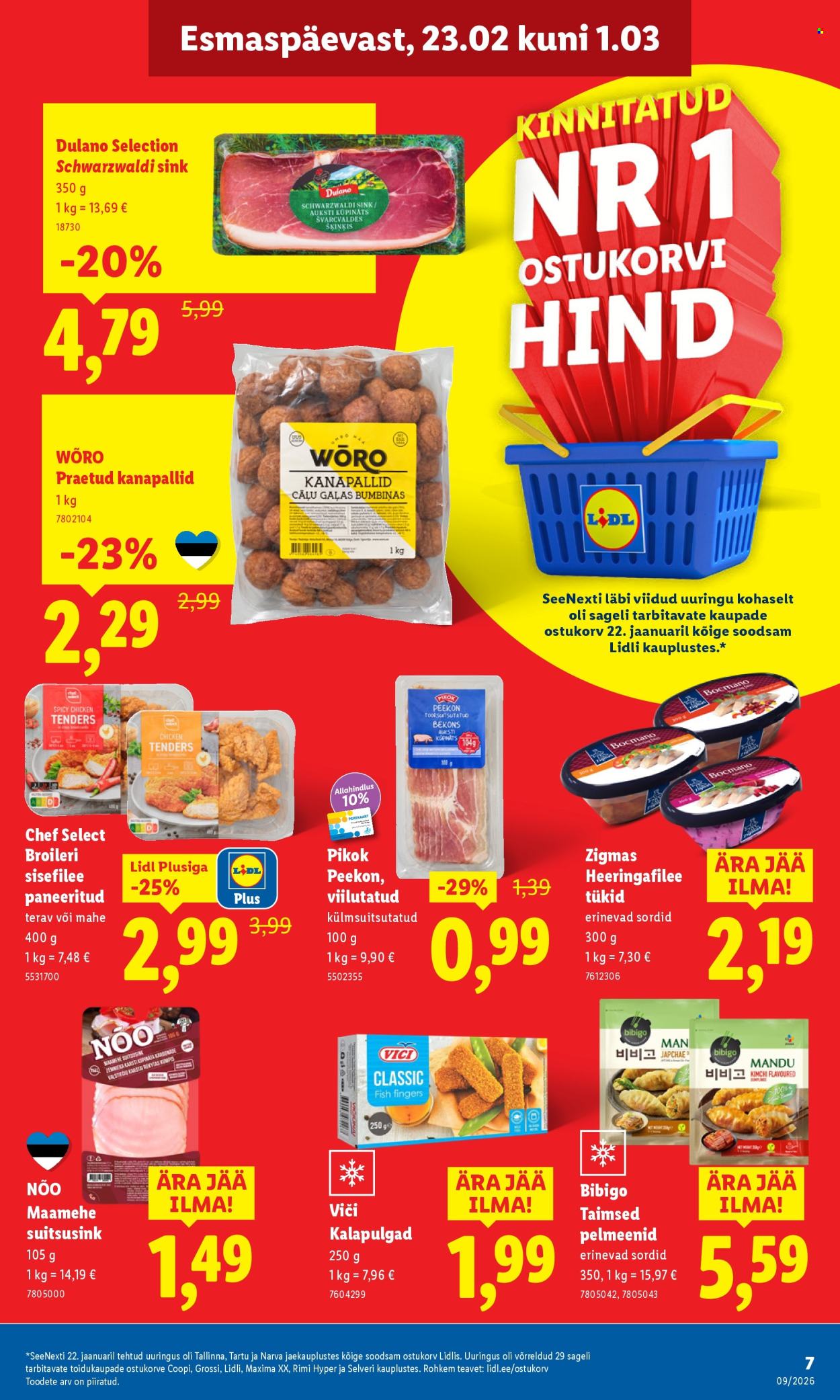 lidl - Lidl kliendileht - Kliendileht (23.02 - 1.03.2026) - page: 7