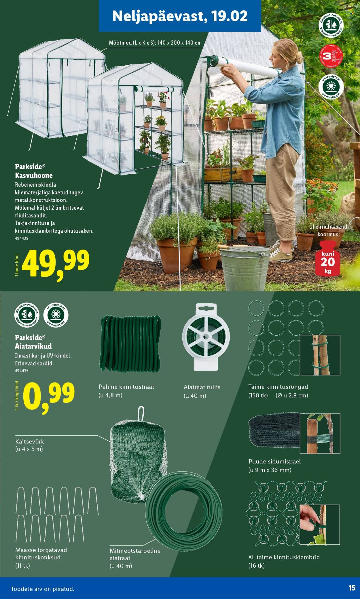 lidl - Lidl kliendileht - Aiakataloog Alates - page: 15