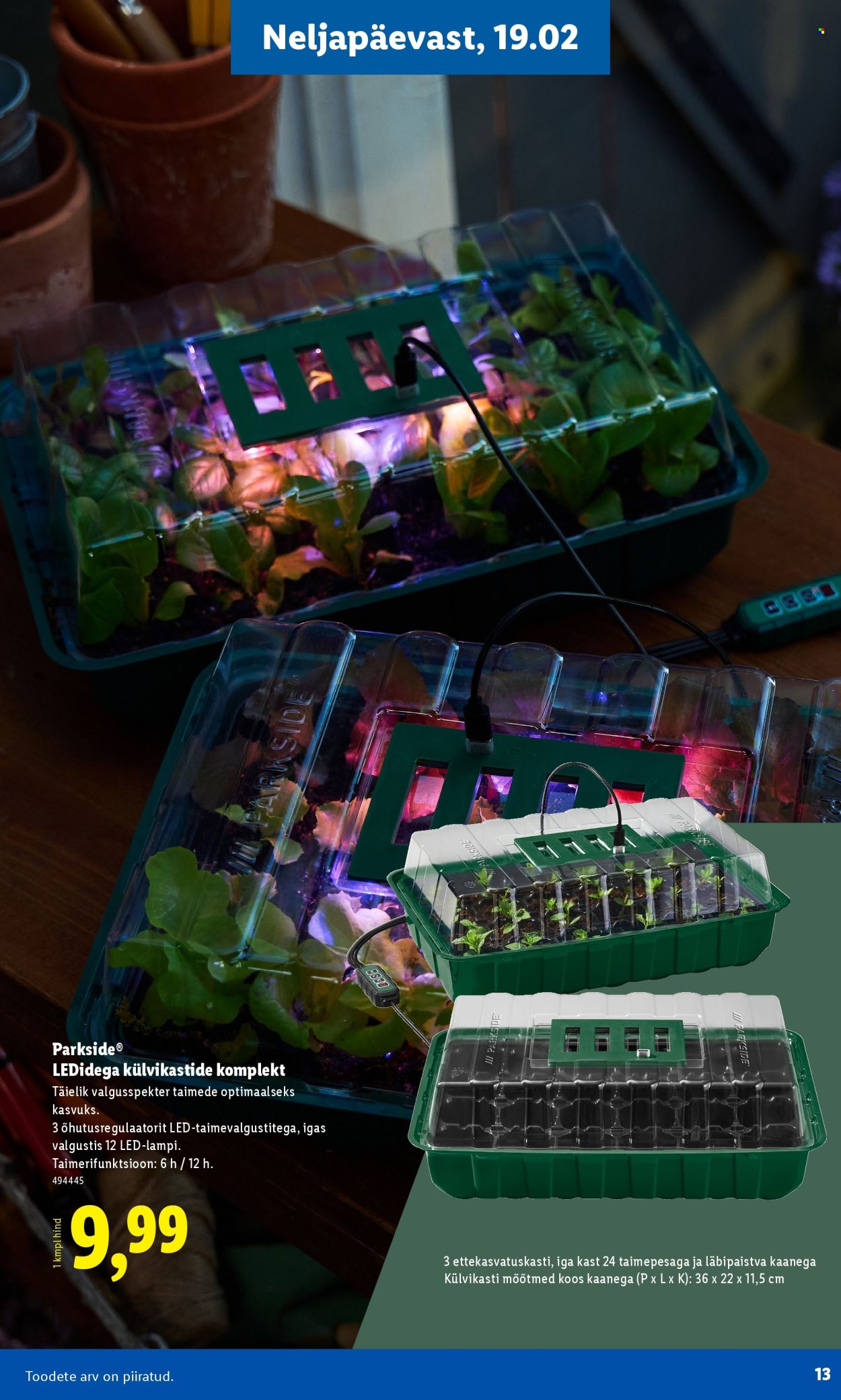 lidl - Lidl kliendileht - Aiakataloog Alates - page: 13