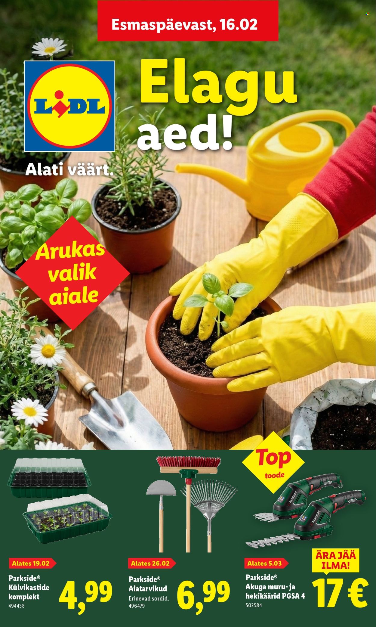 lidl - Lidl kliendileht - Aiakataloog Alates