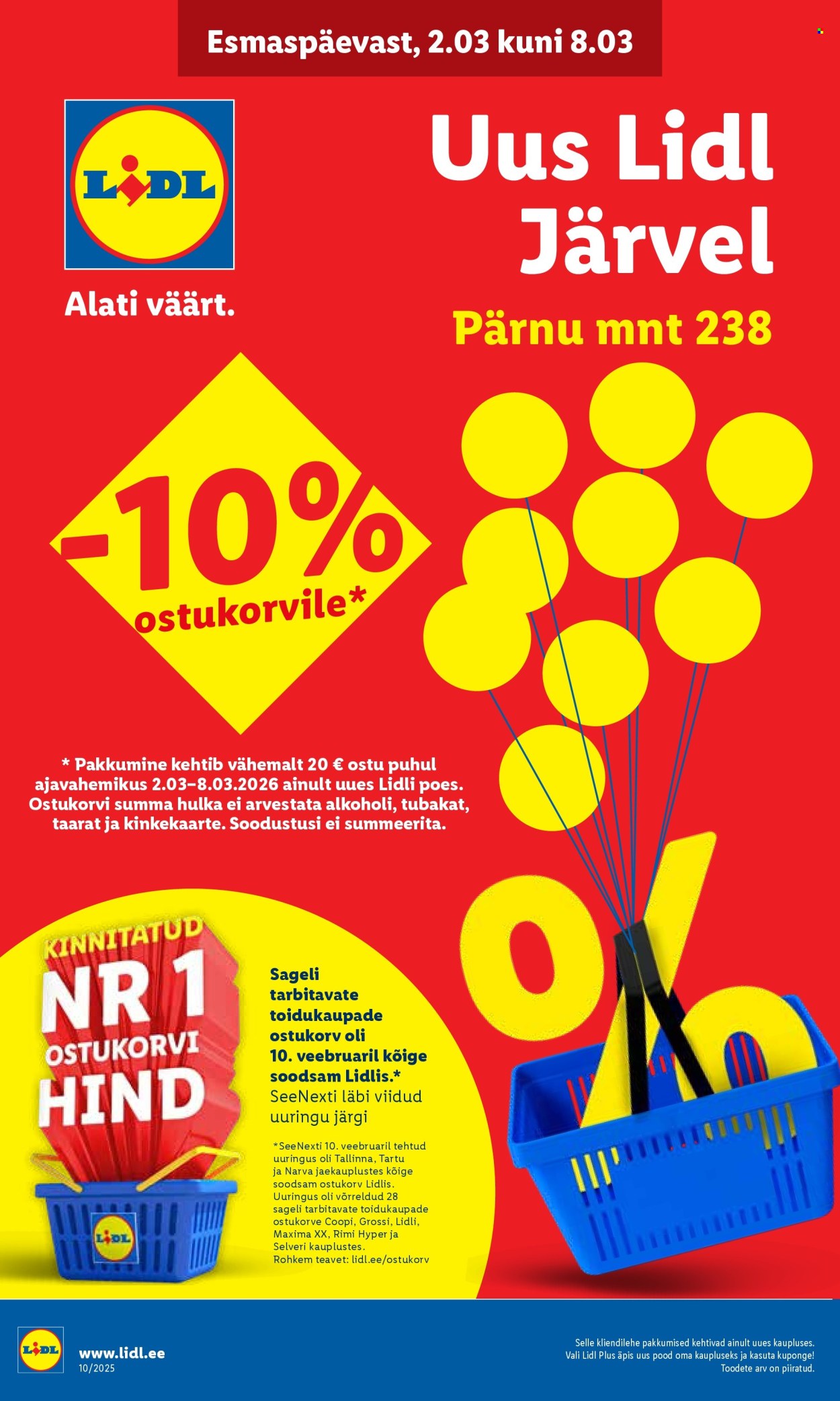 lidl - Lidl kliendileht - Järve (2.03 - 8.03.2026)