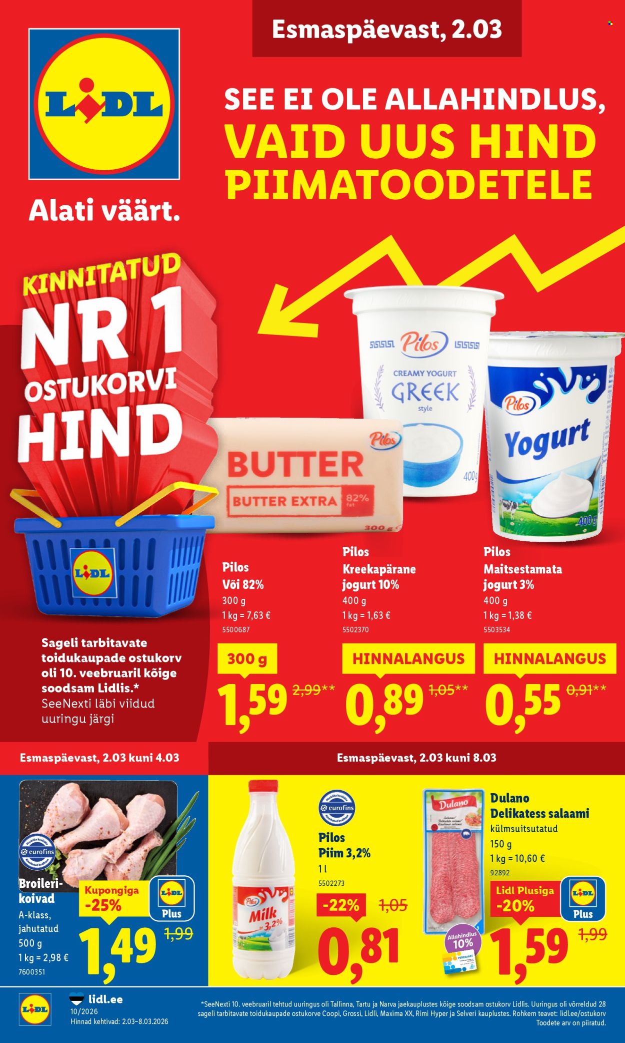 lidl - Lidl kliendileht - Kliendileht (2.03 - 8.03.2026)