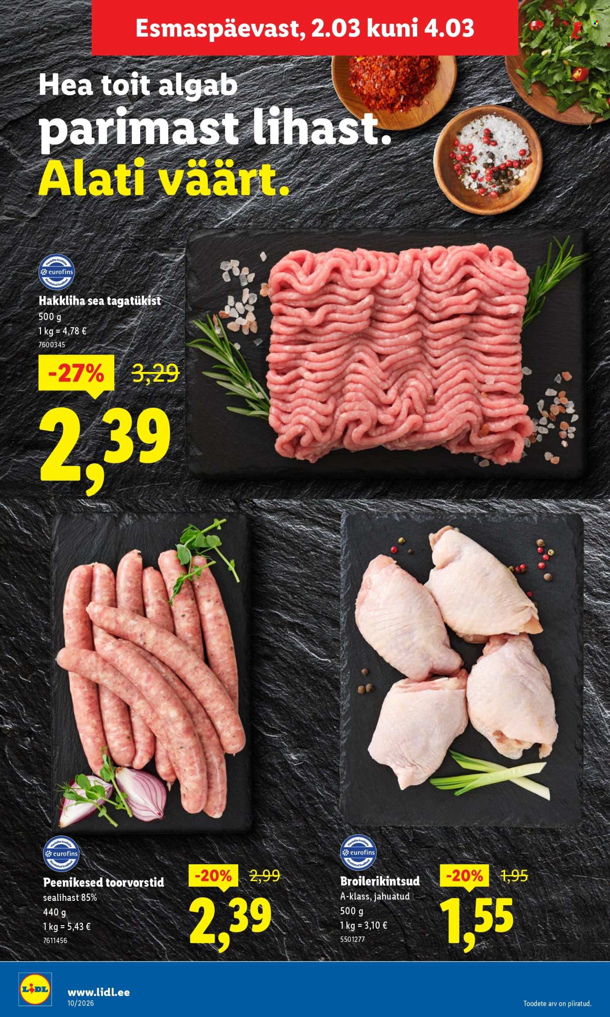 lidl - Lidl kliendileht - Kliendileht (2.03 - 8.03.2026) - page: 6