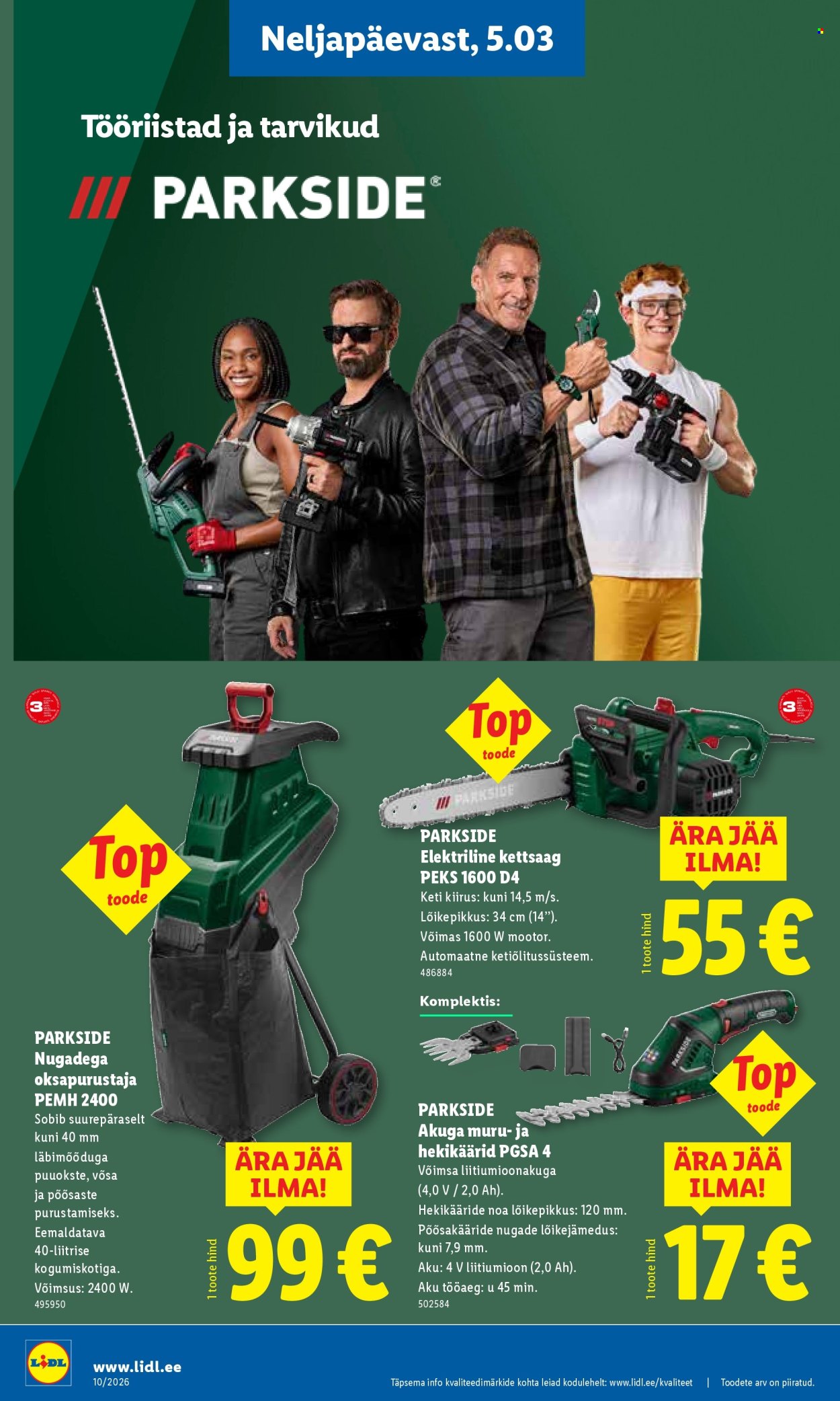 lidl - Lidl kliendileht - Tööstuskaupade pakkumised (2.03 - 8.03.2026) - page: 10