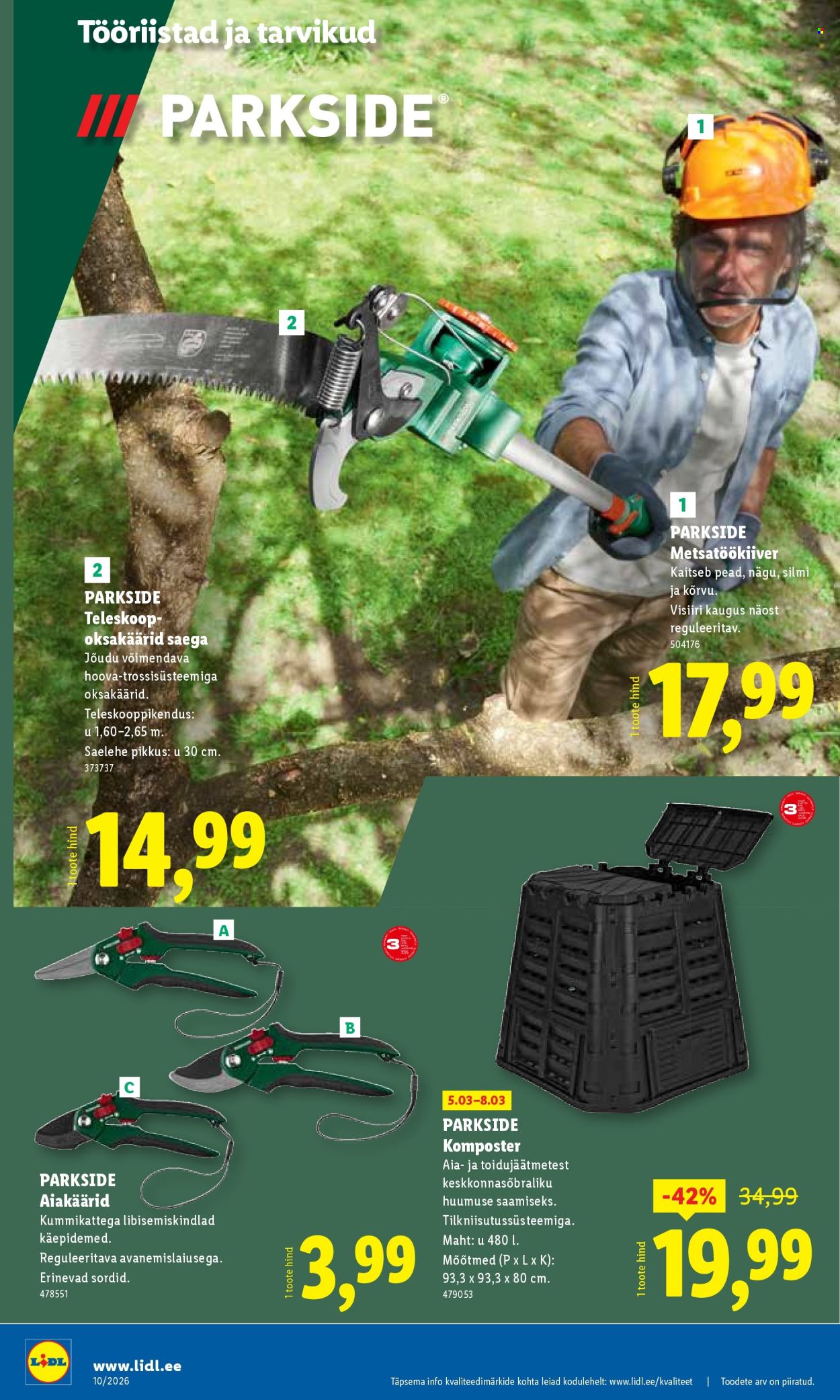 lidl - Lidl kliendileht - Tööstuskaupade pakkumised (2.03 - 8.03.2026) - page: 12