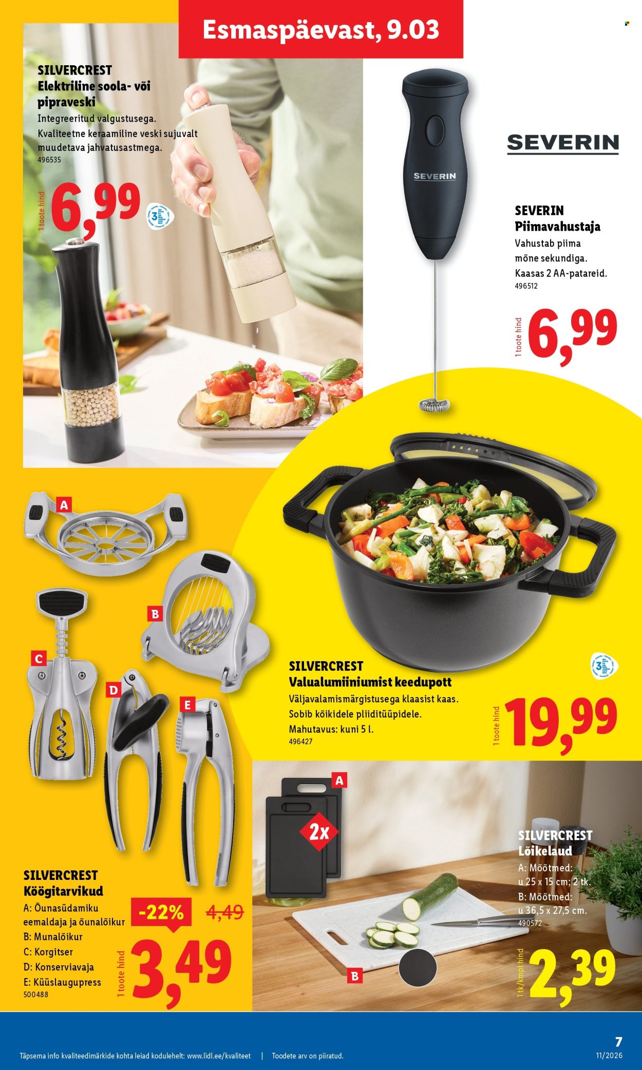 lidl - Lidl kliendileht - Tööstuskaupade pakkumised (9.03 - 15.03.2026) - page: 7