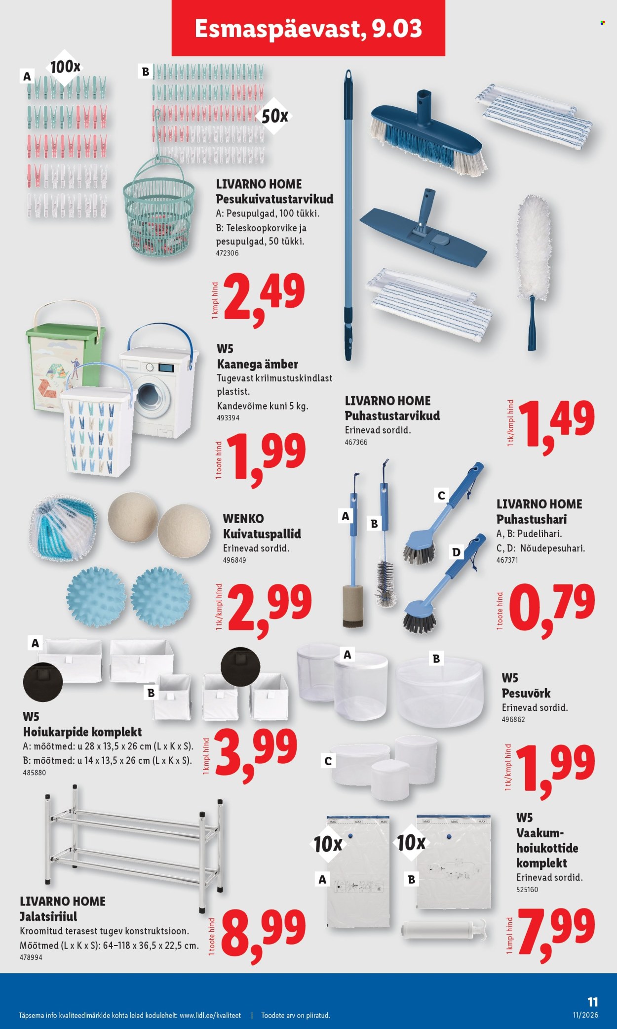 lidl - Lidl kliendileht - Tööstuskaupade pakkumised (9.03 - 15.03.2026) - page: 11