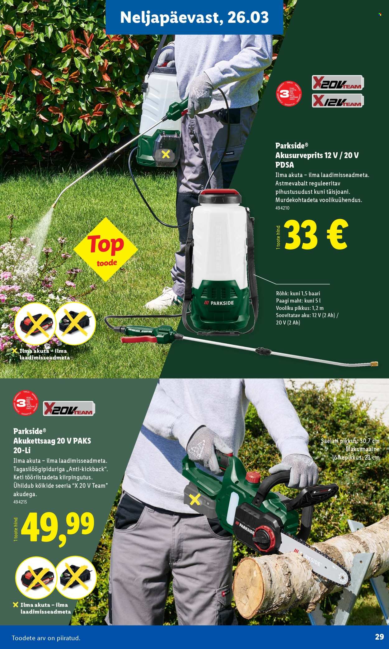 lidl - Lidl kliendileht - Aiakataloog - page: 29