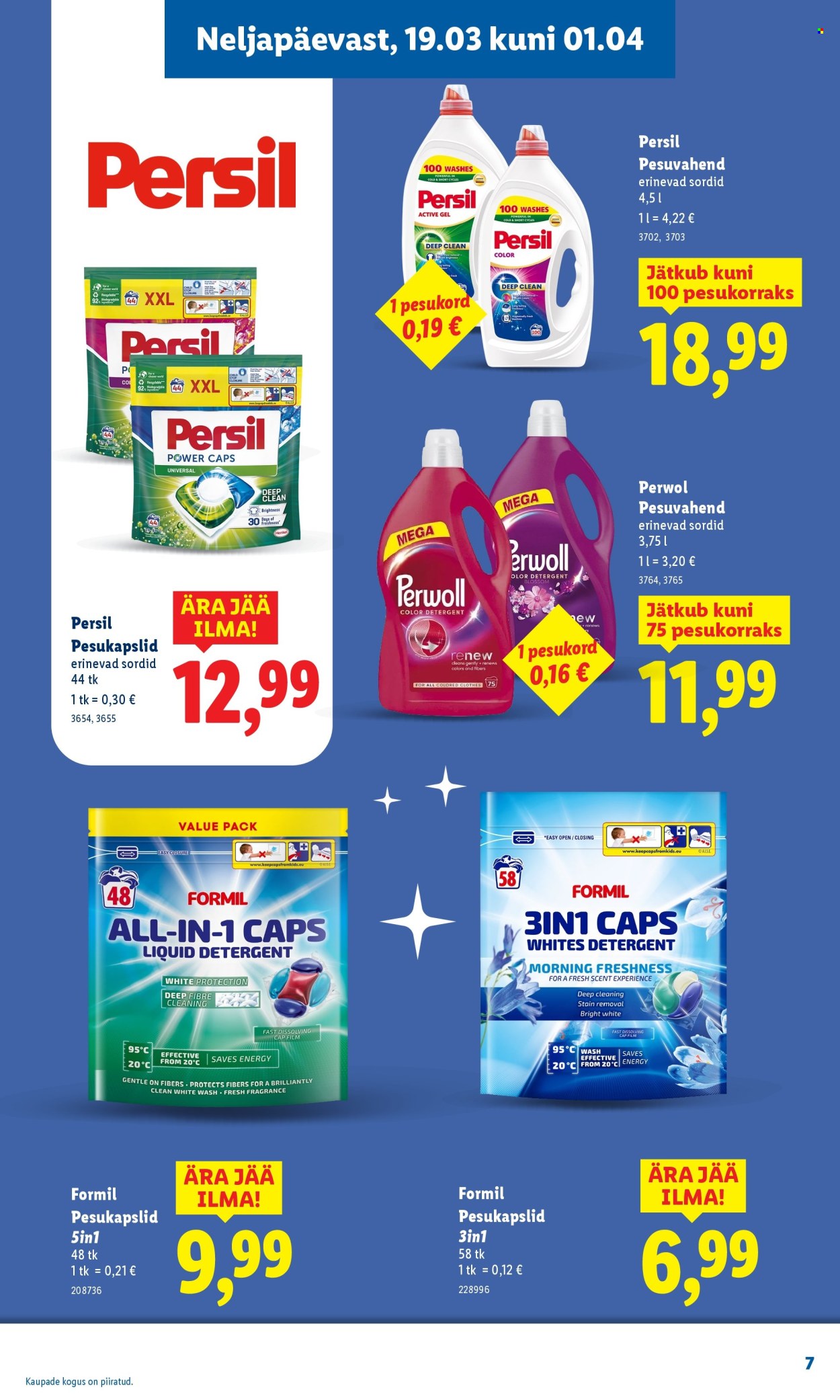 lidl - Lidl kliendileht - Puhtuse festival (19.03 - 1.04.2026) - page: 7