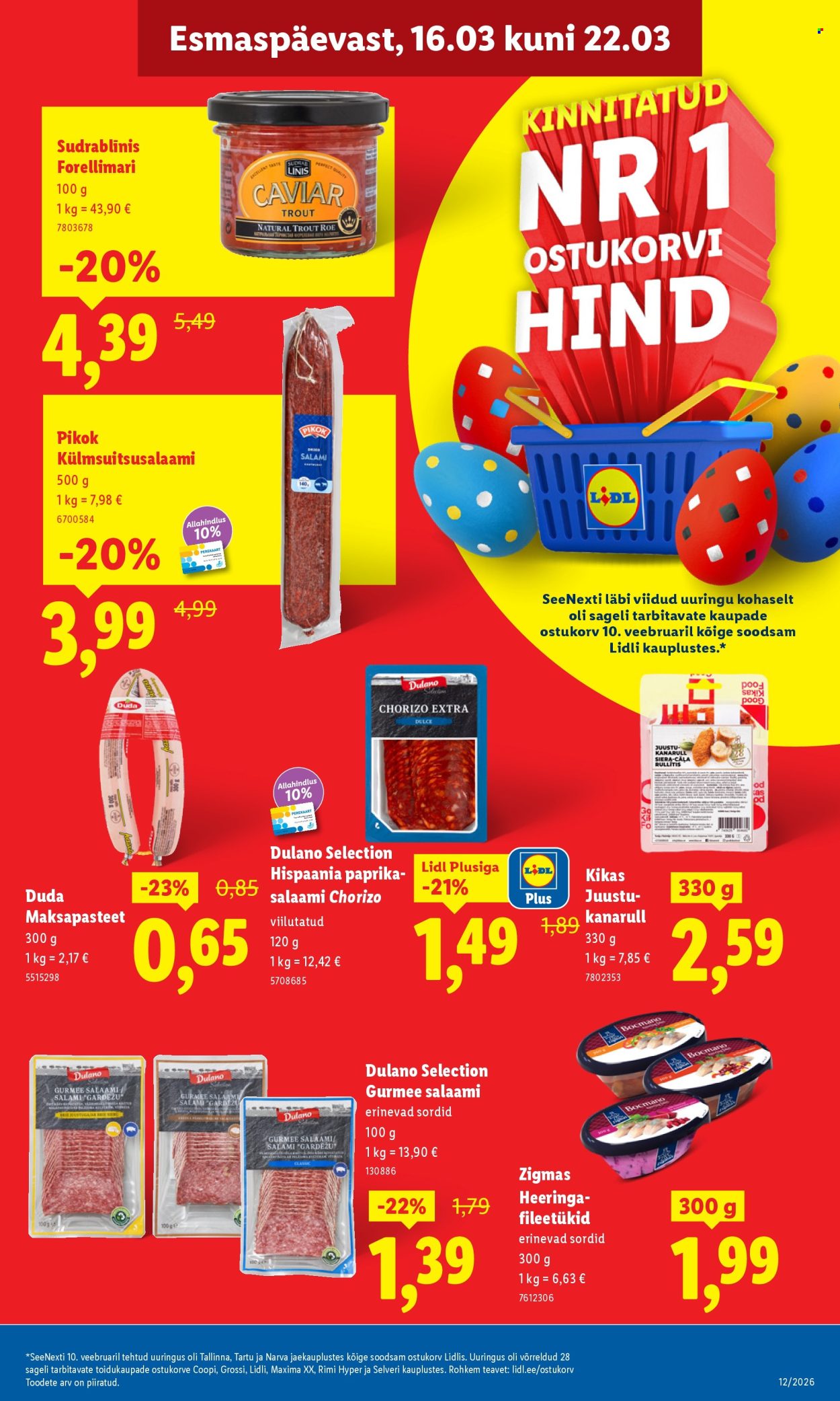 lidl - Lidl kliendileht - Kliendileht (16.03 - 22.03.2026) - page: 9