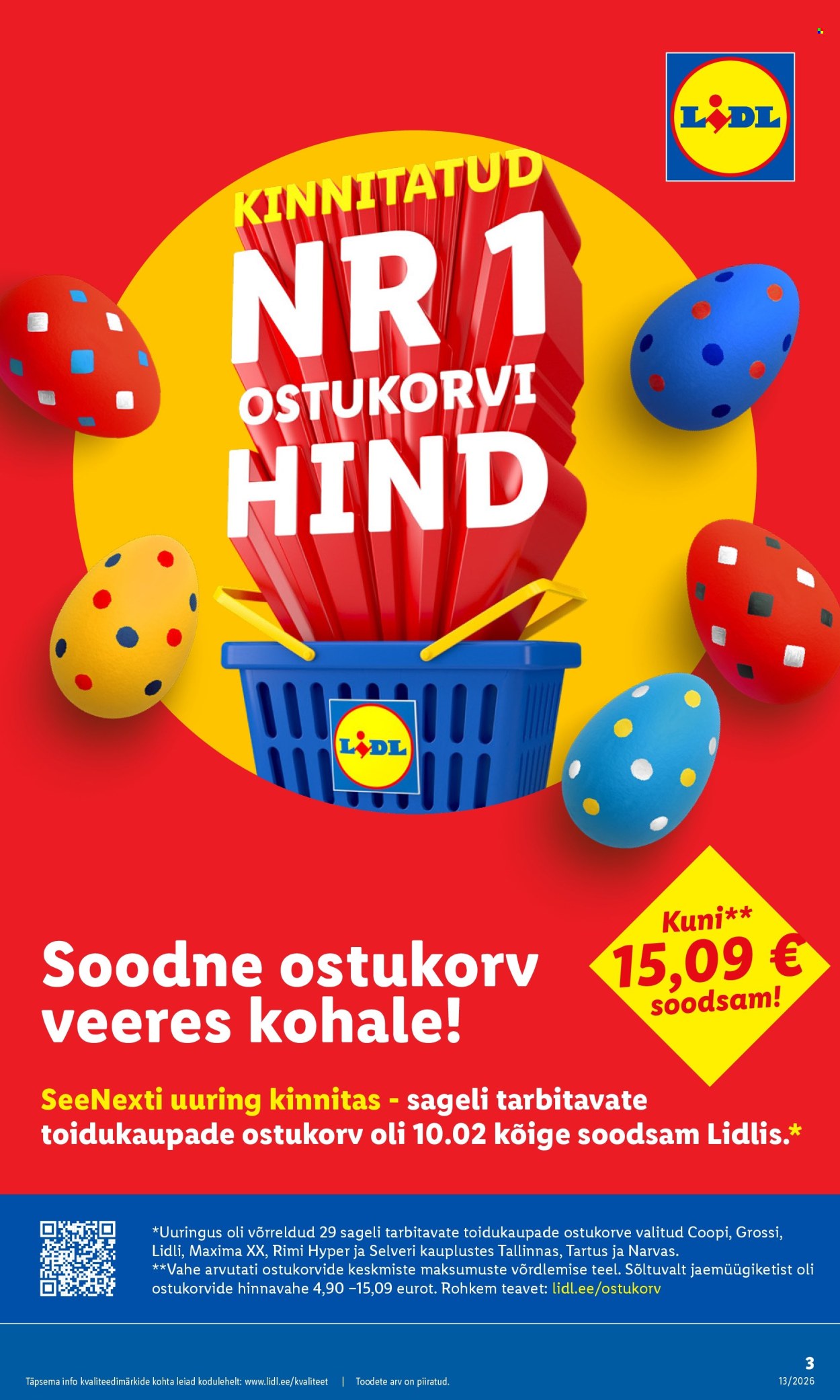 lidl - Lidl kliendileht - Tööstuskaupade pakkumised (23.03 - 29.03.2026) - page: 3