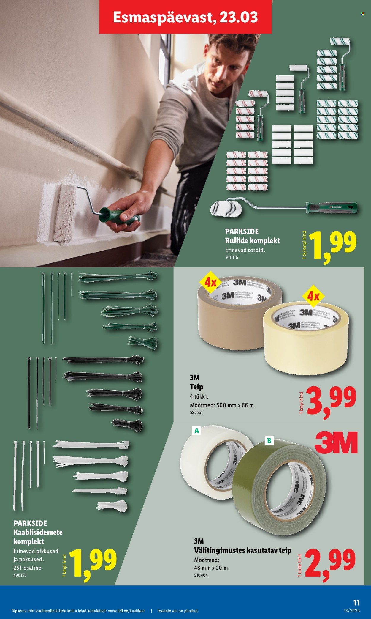 lidl - Lidl kliendileht - Tööstuskaupade pakkumised (23.03 - 29.03.2026) - page: 11